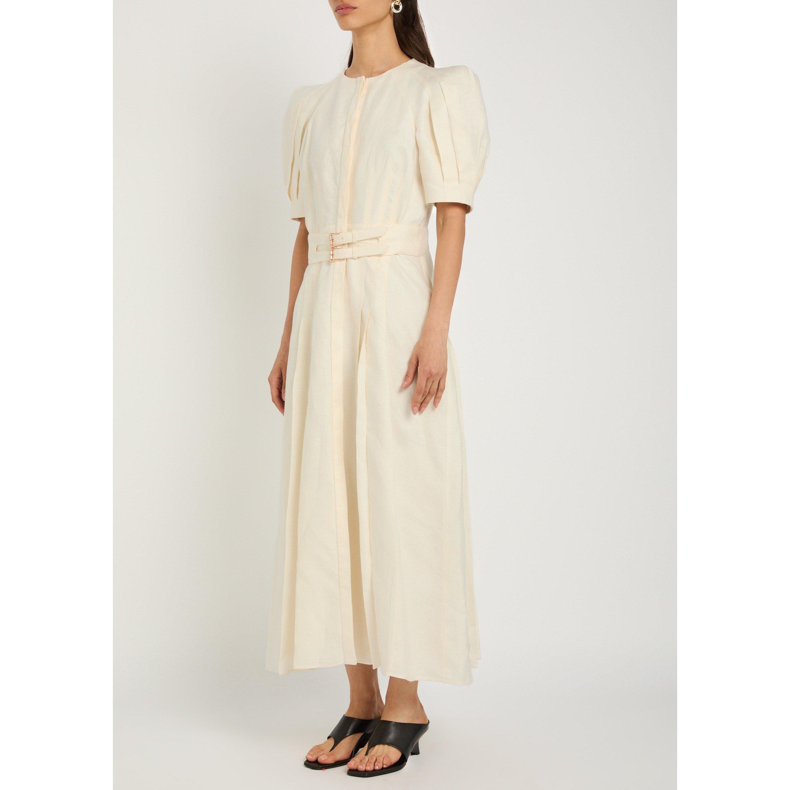 IVORY - Gabriela Hearst - Women's Patricia Linen Maxi Dress - 2