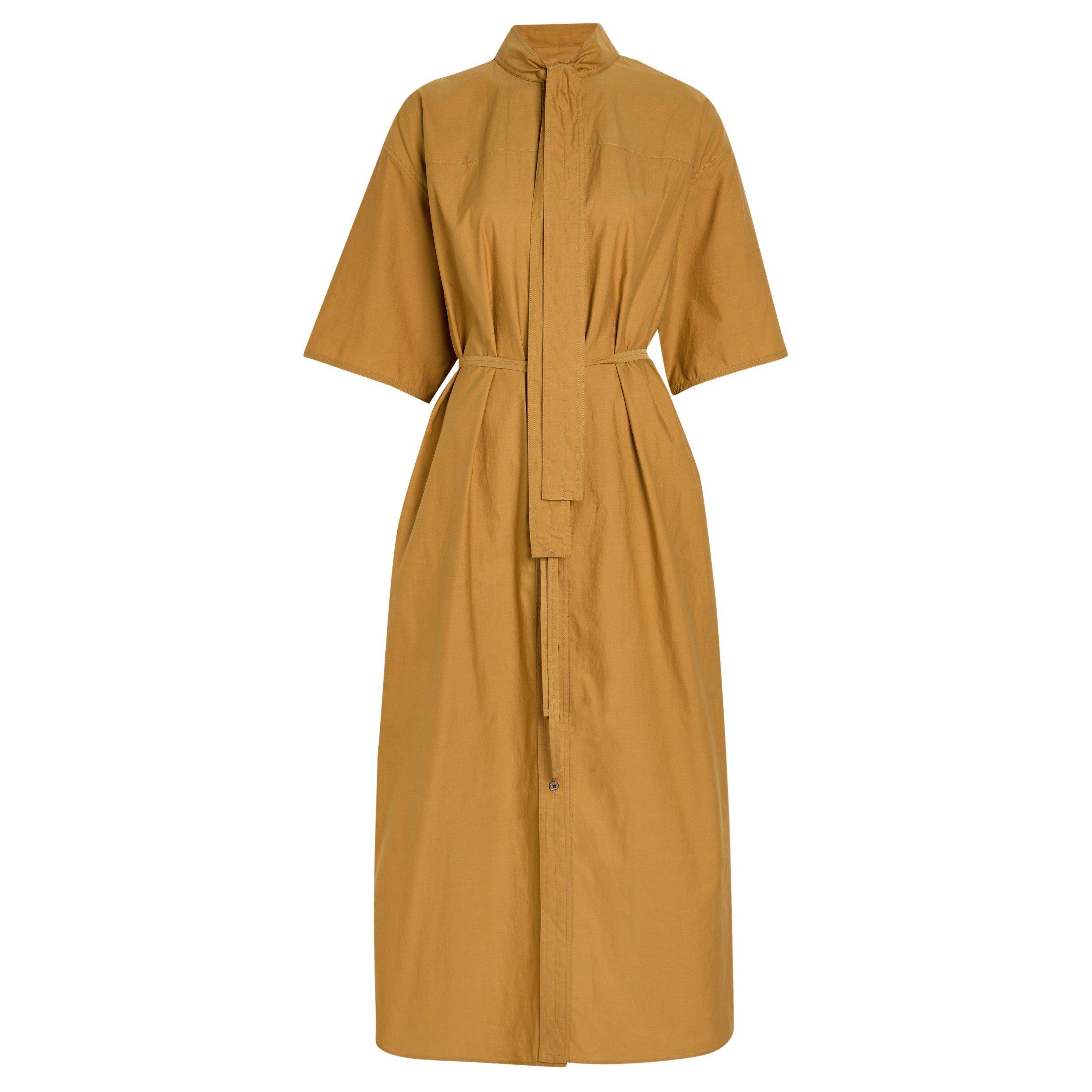 LIGHT BROWN - Lemaire - REVERSIBLE TUBE DRESS