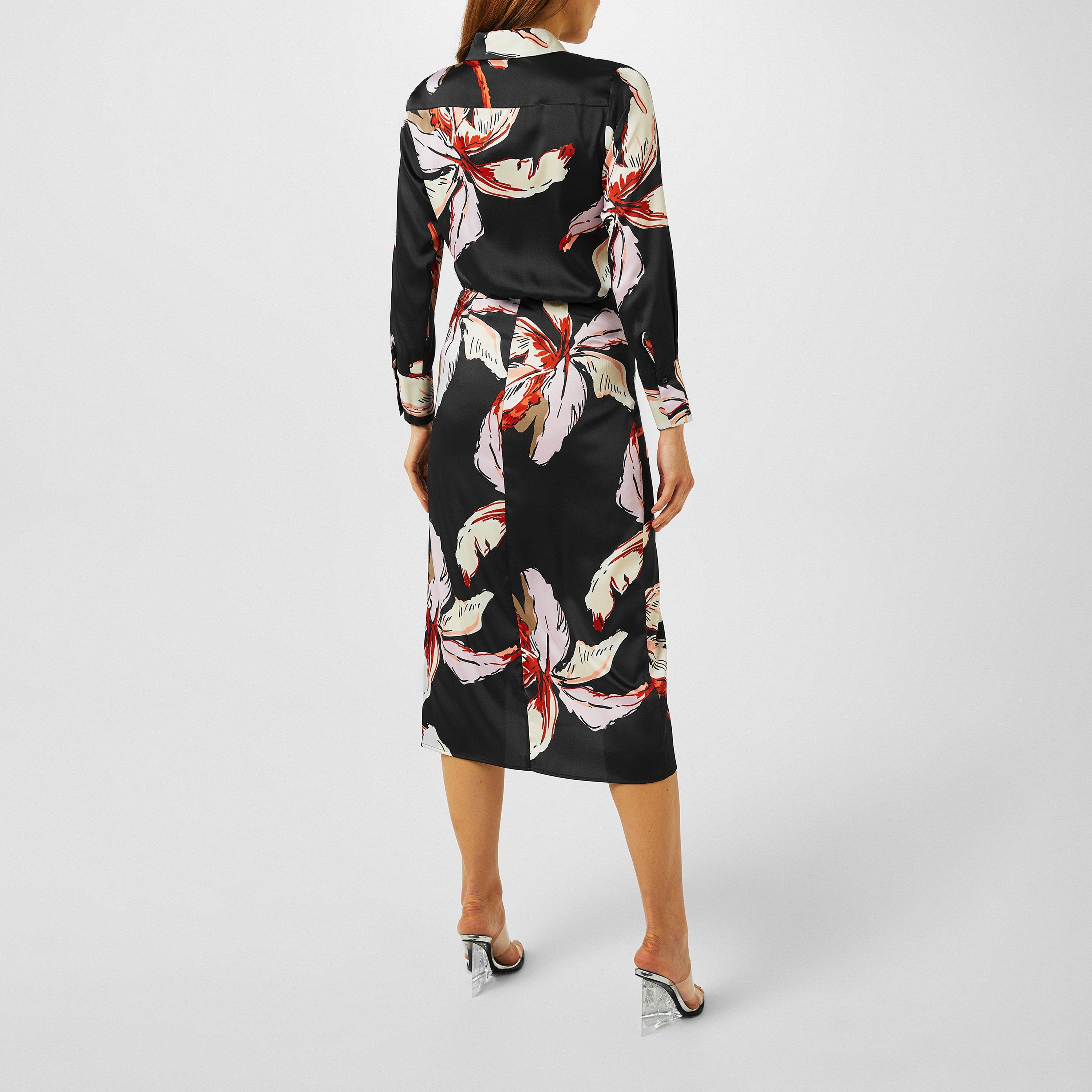 Black 001 - Marella - Women's Alghero Shirt Dress - 2