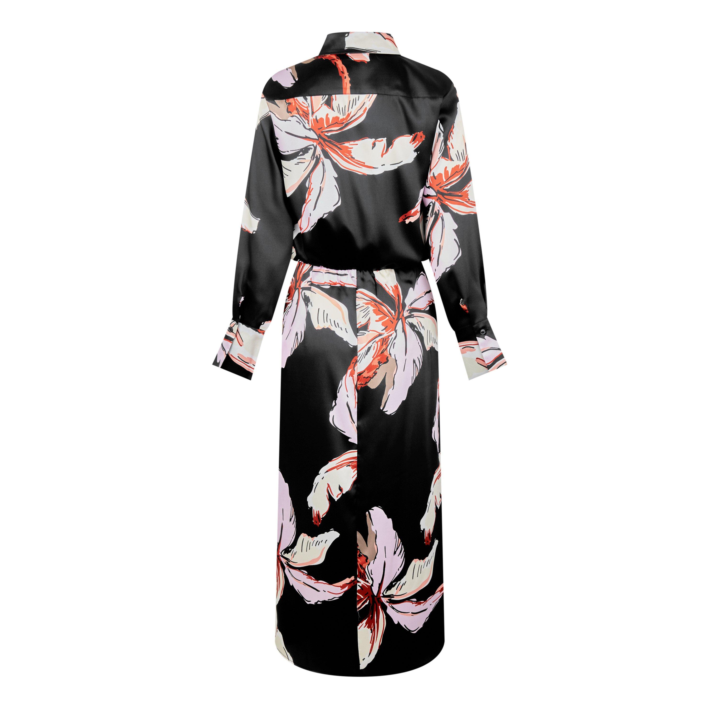 Black 001 - Marella - Women's Alghero Shirt Dress - 5