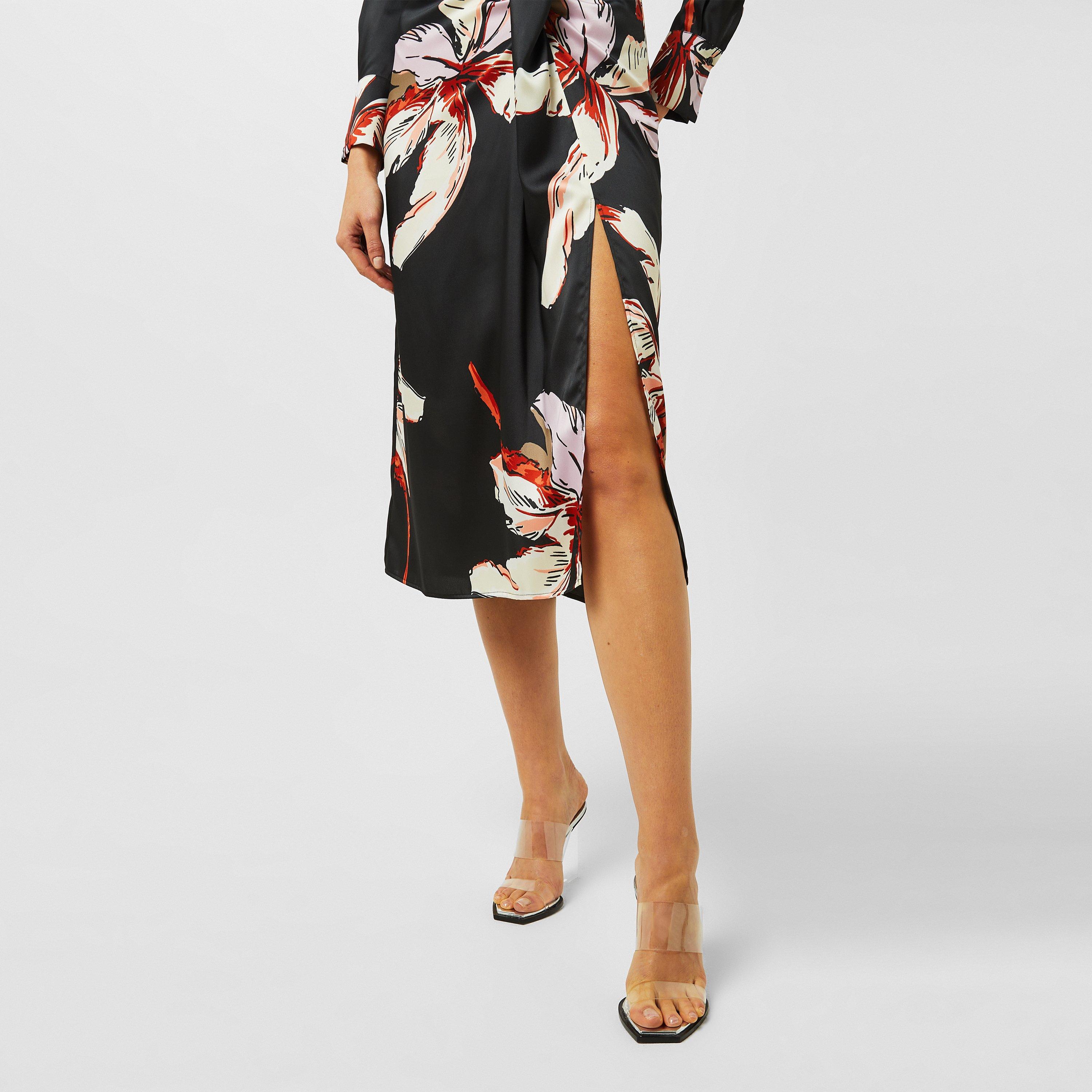 Black 001 - Marella - Women's Alghero Shirt Dress - 3