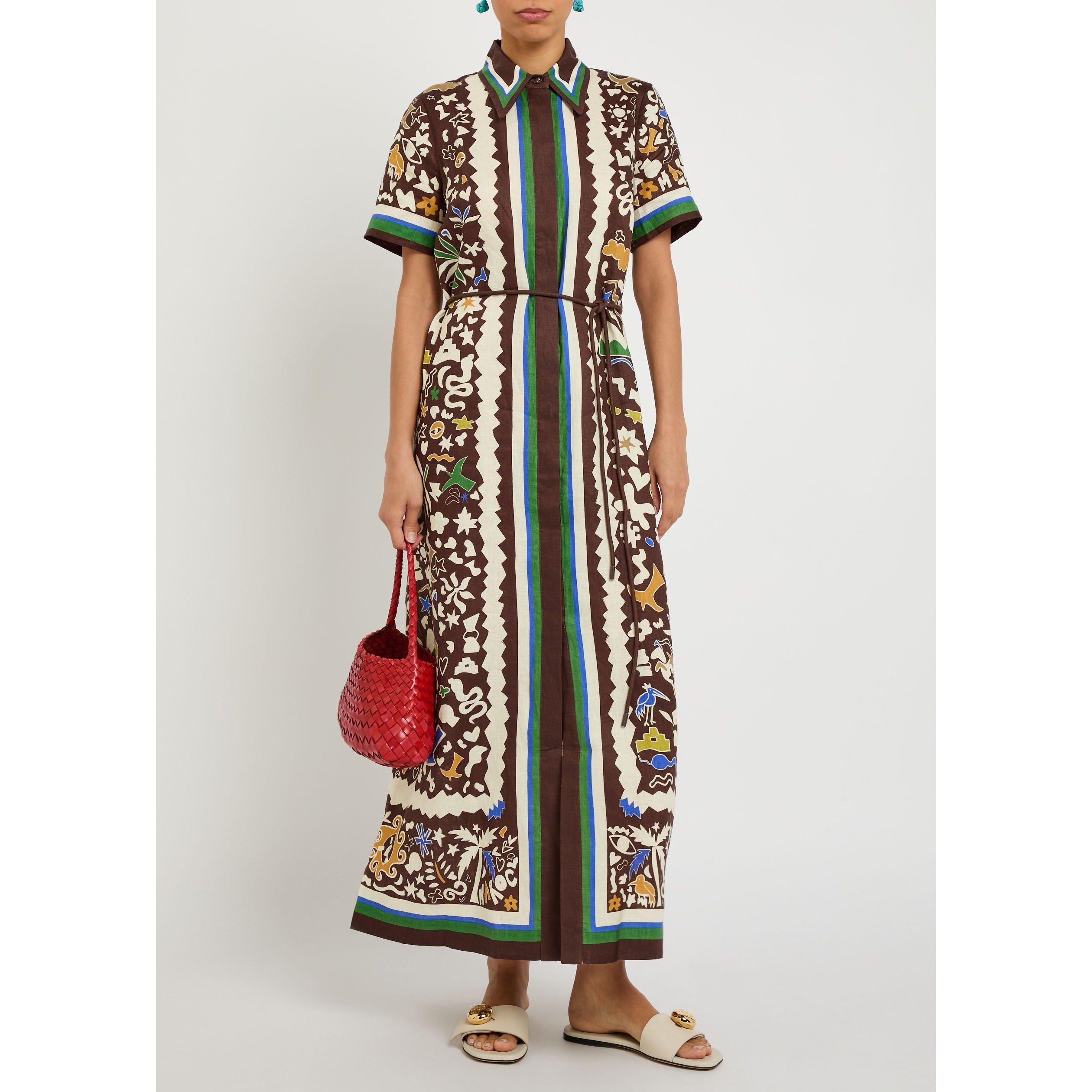 MULTICOLOURED - Alemais - LD MAROC SHIRTDRESS - 5