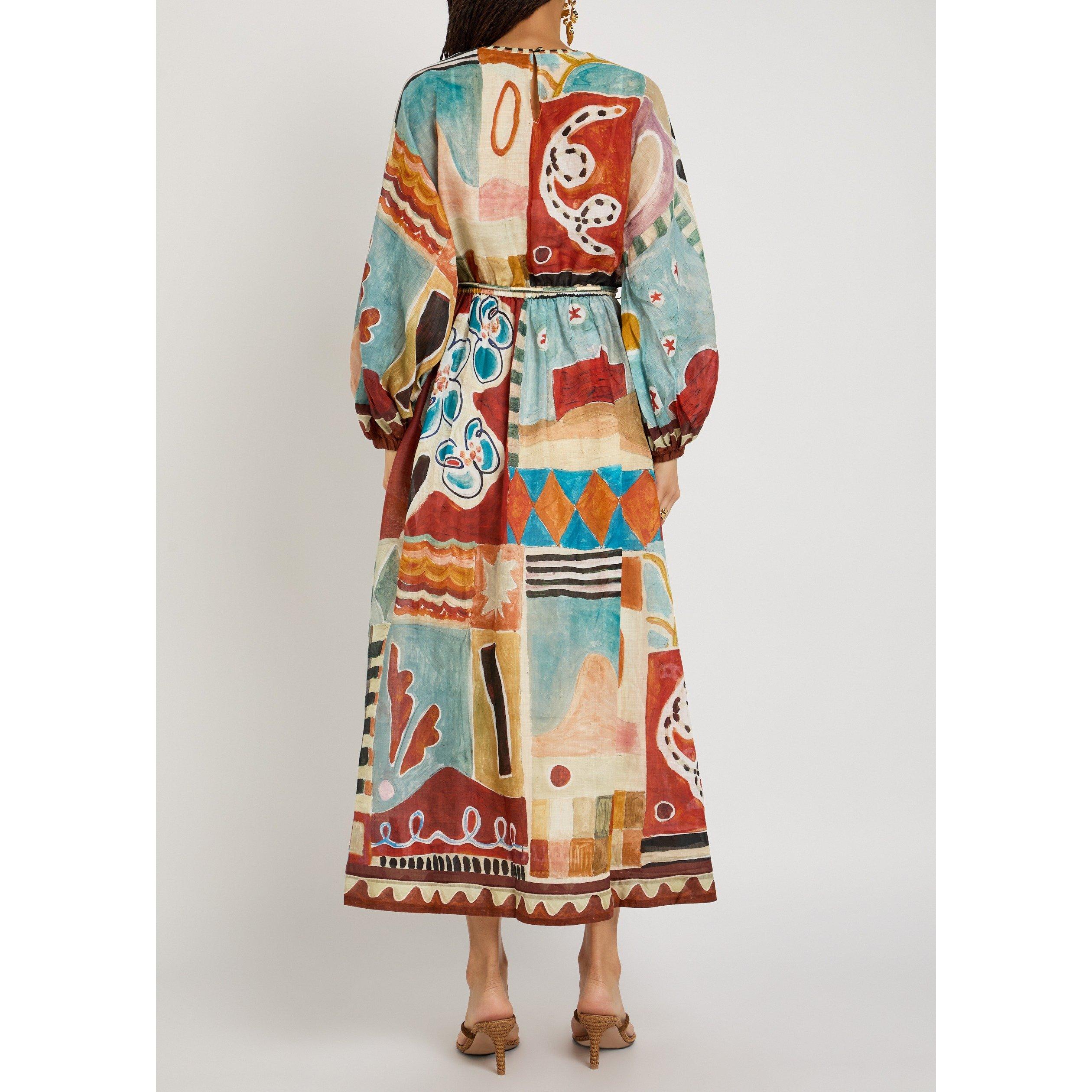 MULTICOLOURED - Alemais - LD MICHELLE MIDI DRESS - 3