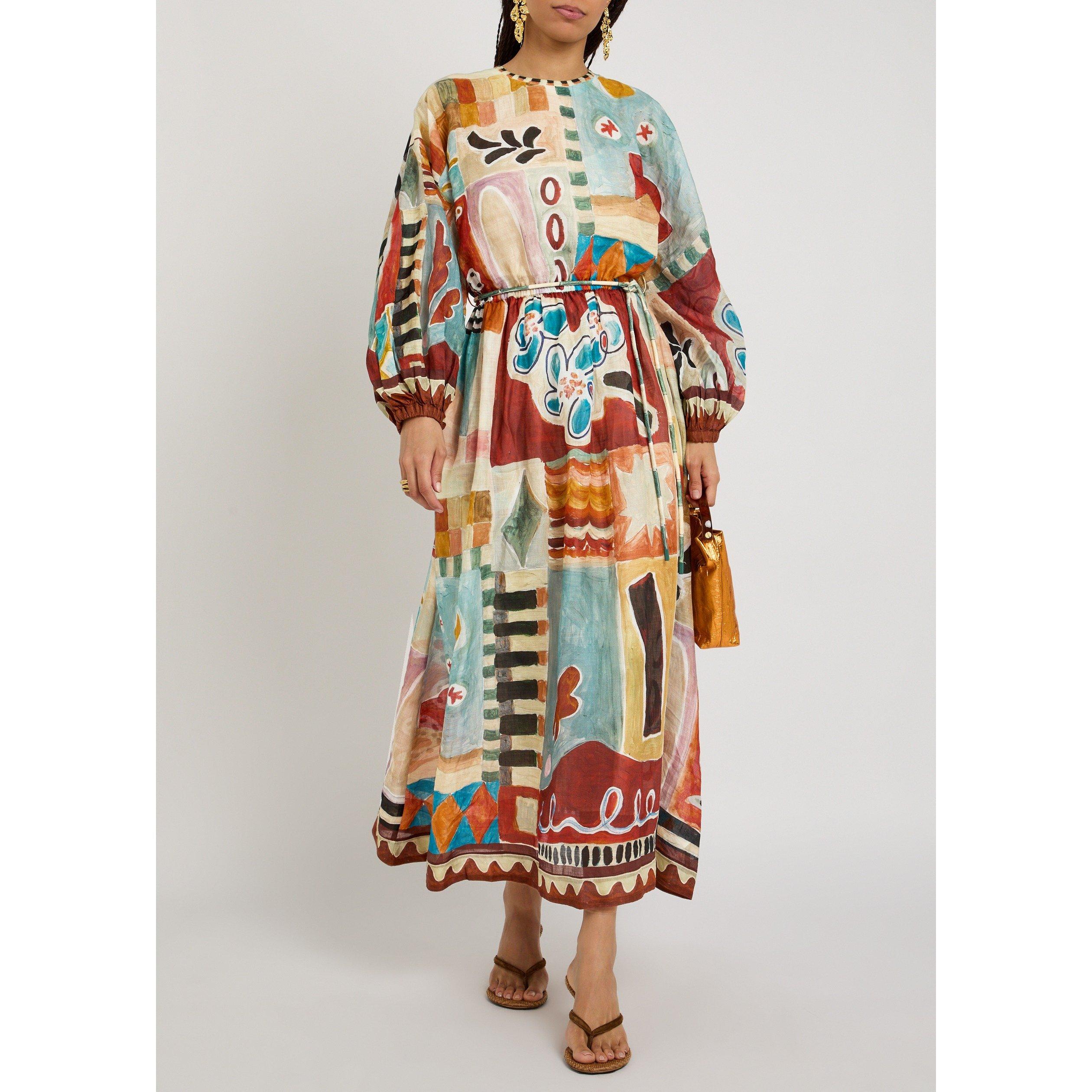 MULTICOLOURED - Alemais - LD MICHELLE MIDI DRESS - 5