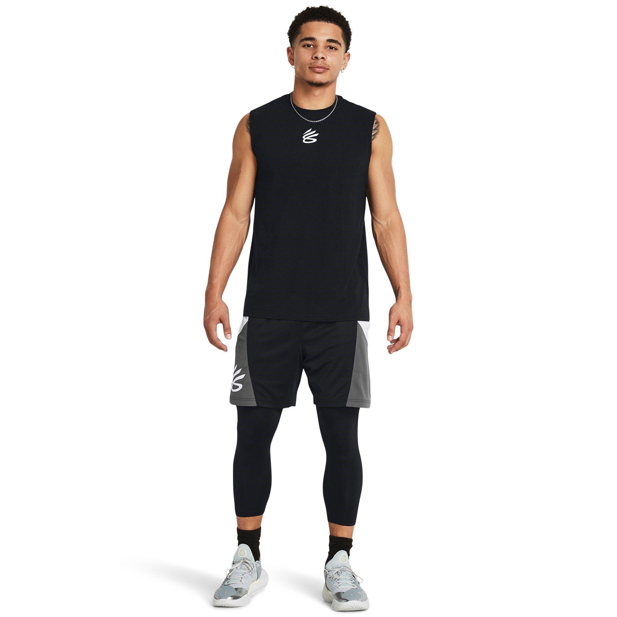 Crno/sive - Under Armour - Curry Splash Basketball Shorts - 4