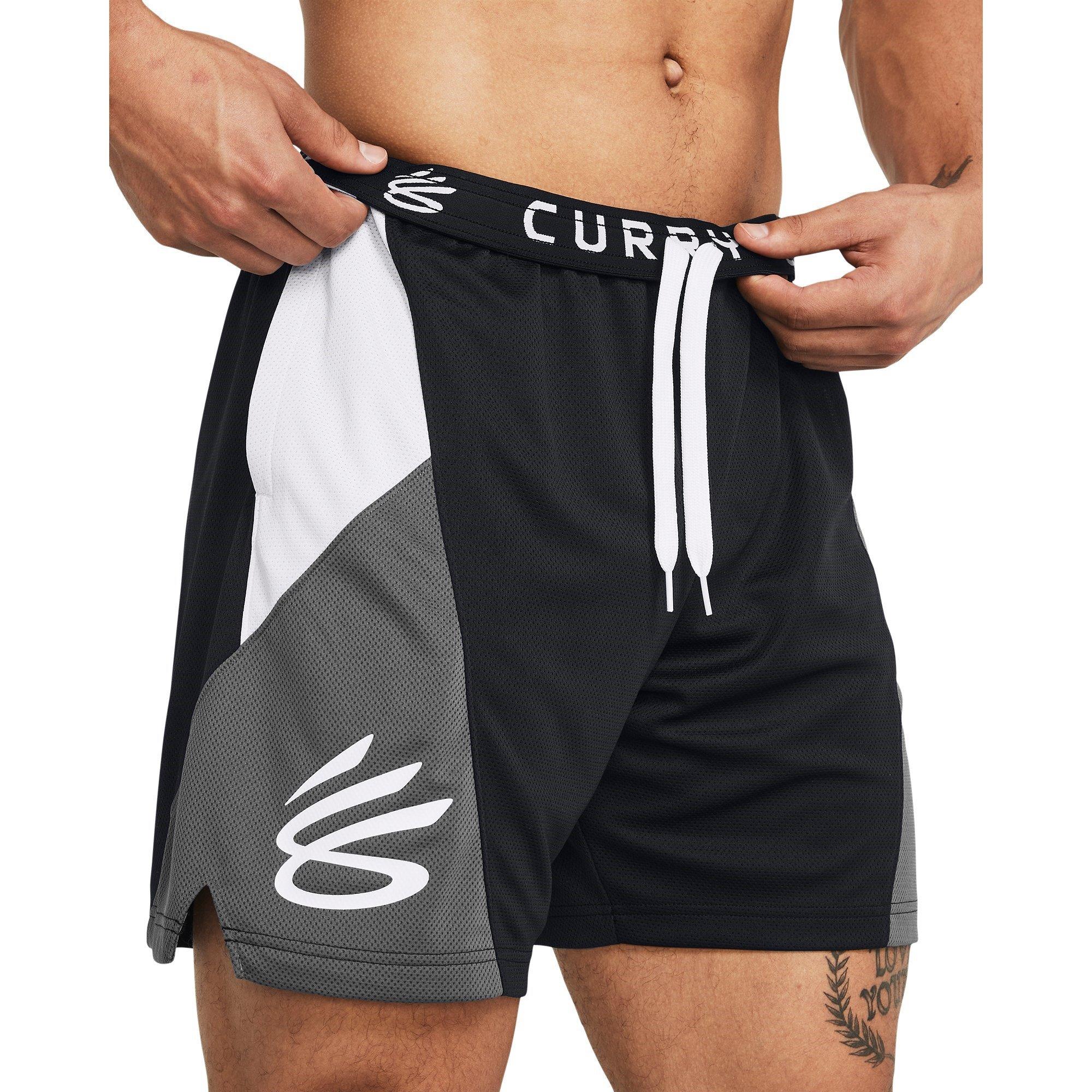 Crno/sive - Under Armour - Curry Splash Basketball Shorts - 5