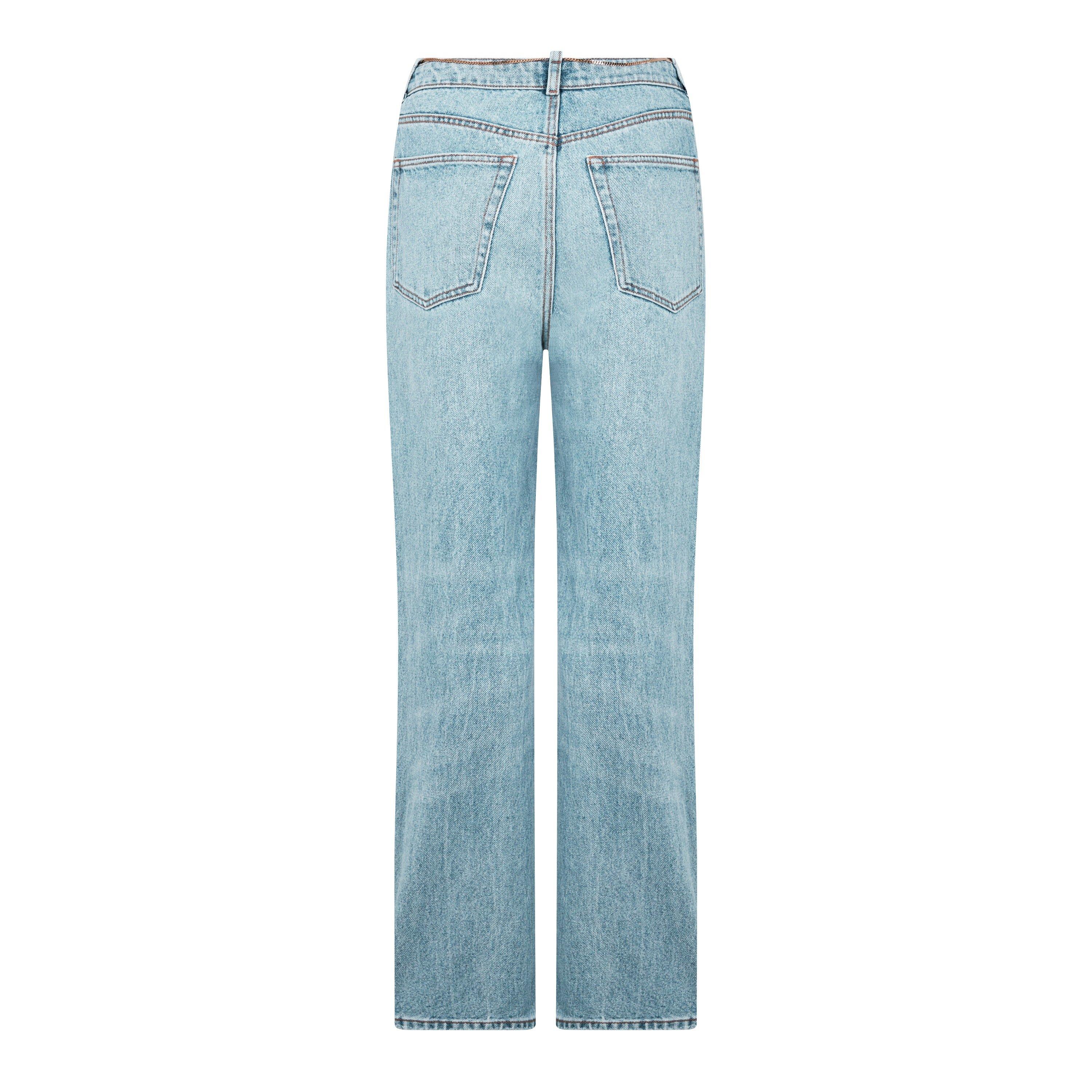 Alexander Wang ☆ブルー Nameplate V-Front ジーンズ Alexander Wang Nameplate V Front Denim Jean in Blue | Lyst