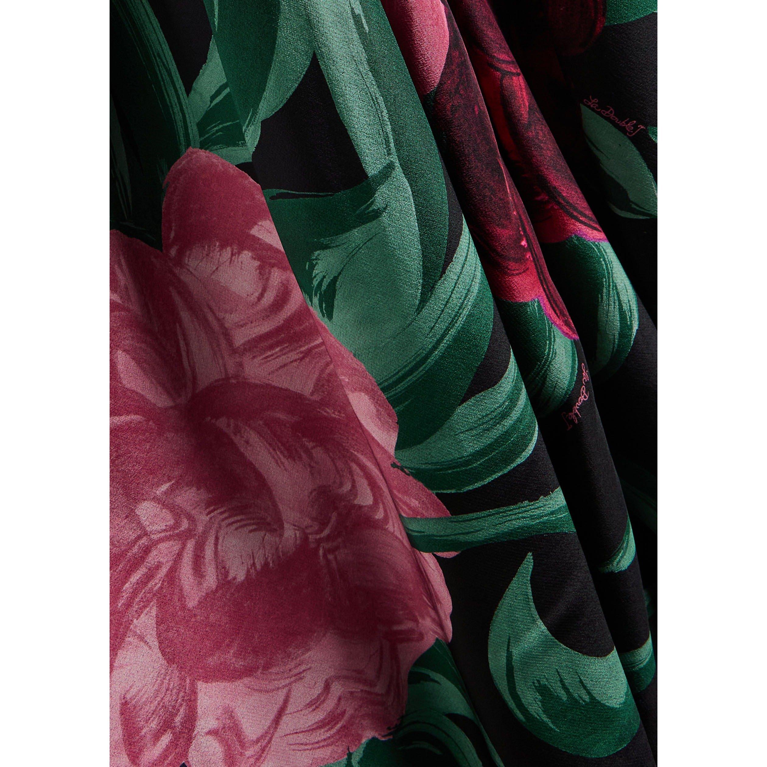 BLACK AND OTHER - La DoubleJ - Women's Gilda Floral Silk Maxi Dress - 4