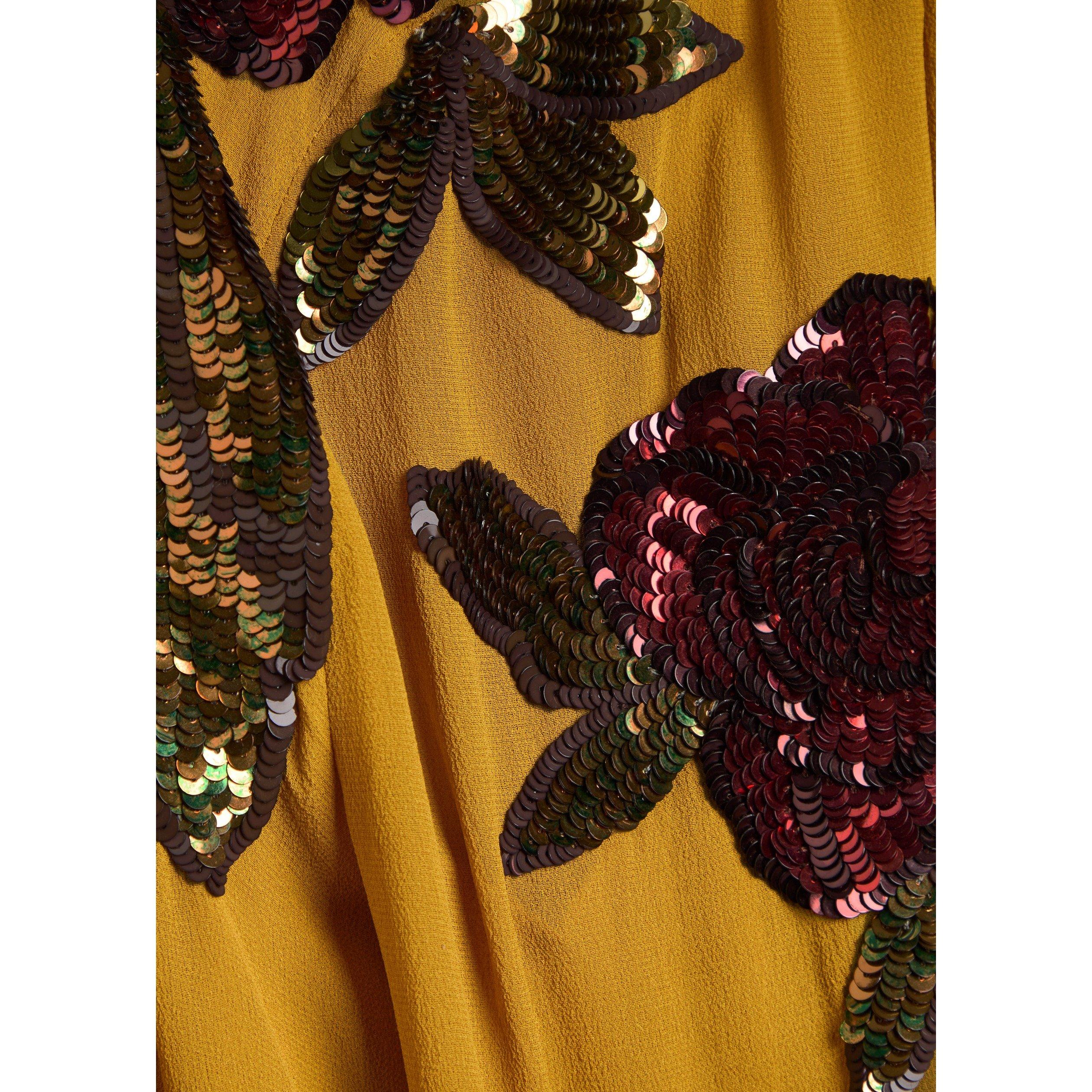 YELLOW - La DoubleJ - NAIAD DRESS EMBROIDERED - 4