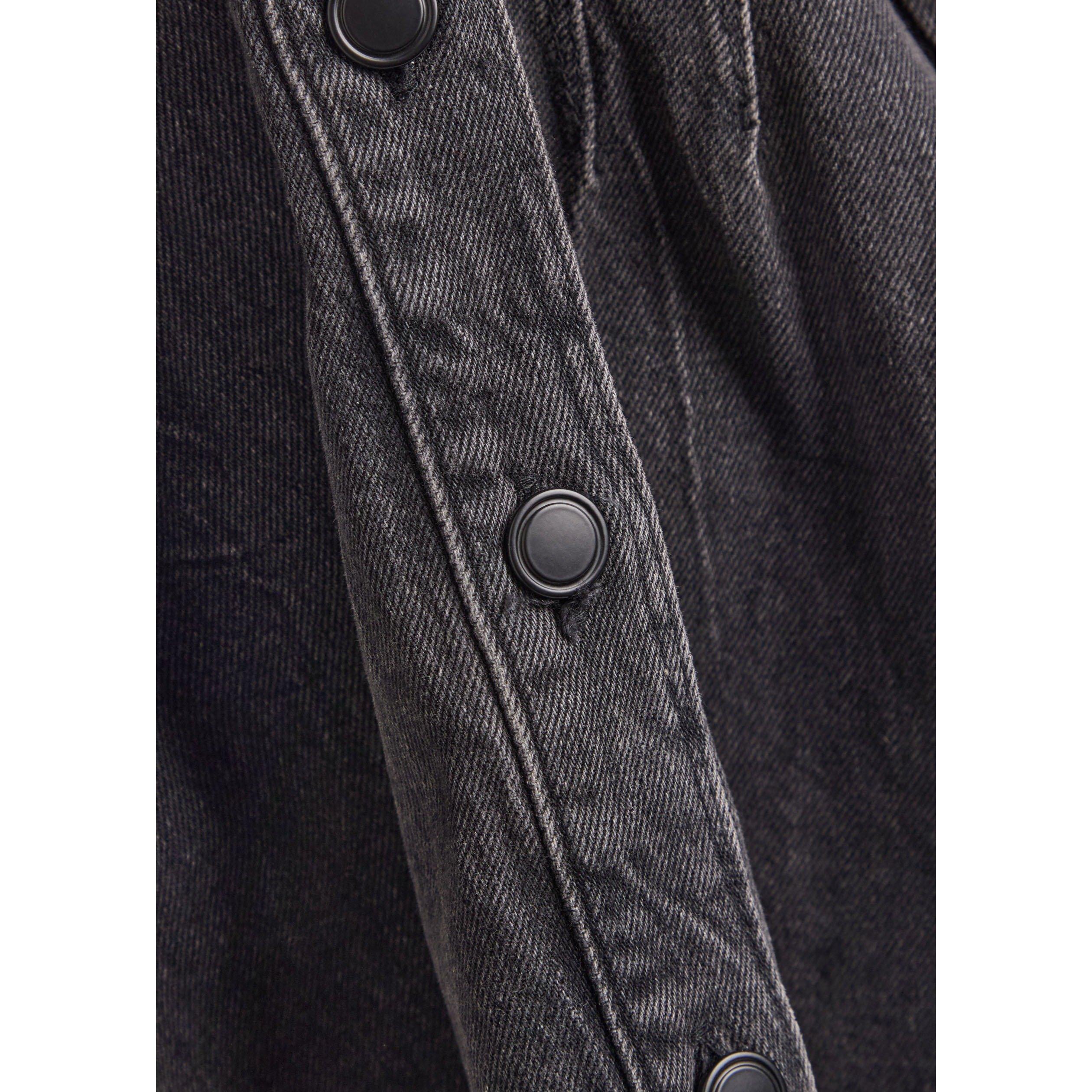 BLACK - Good American - Women's Denim Slim-Fit Mini Dress - 4