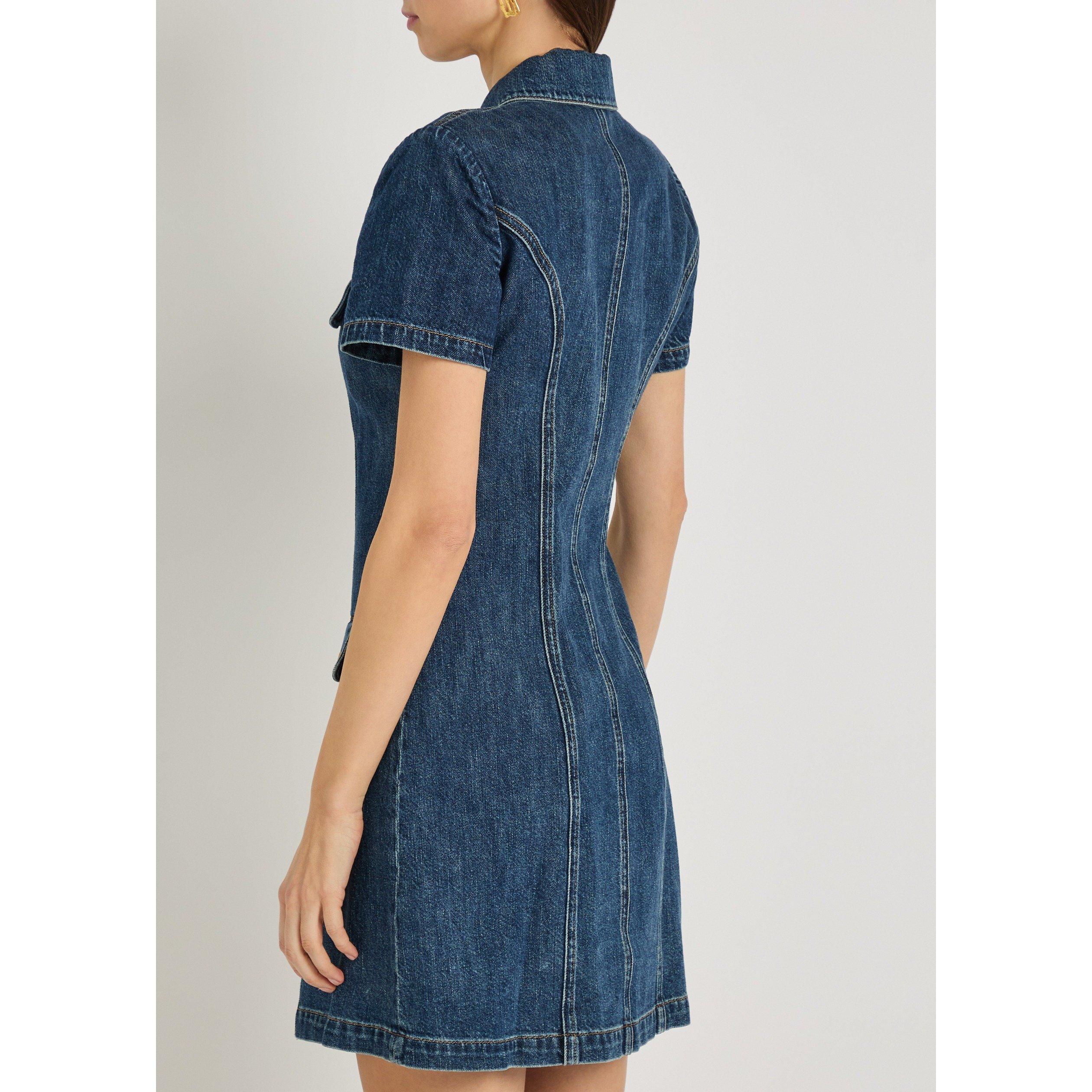 DENIM - Alice And Olivia - SD JAMIE COLLARED DENIM MD - 3