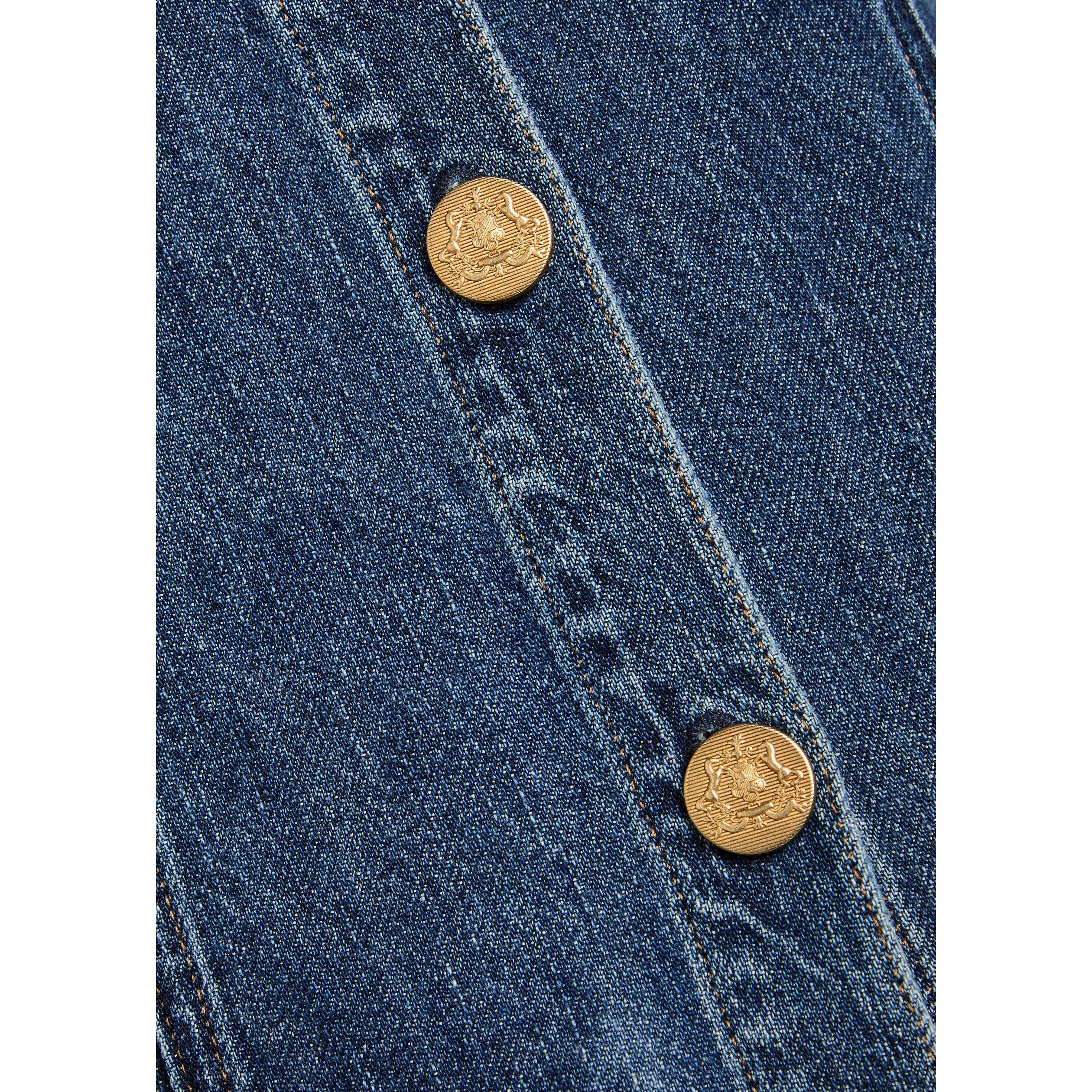 DENIM - Alice And Olivia - SD JAMIE COLLARED DENIM MD - 4