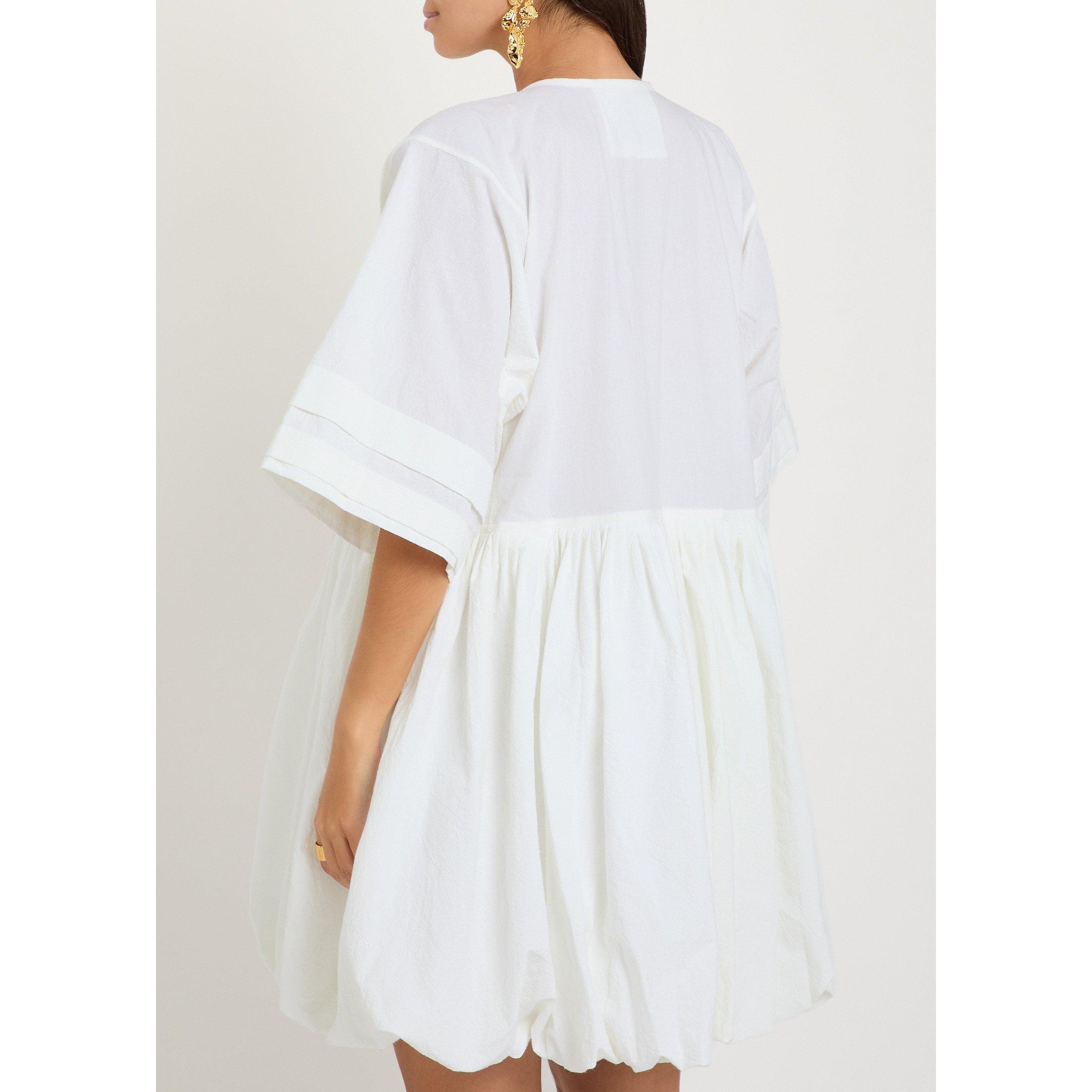 WHITE - Unknown - Women's Pino Cotton Mini Dress - 3