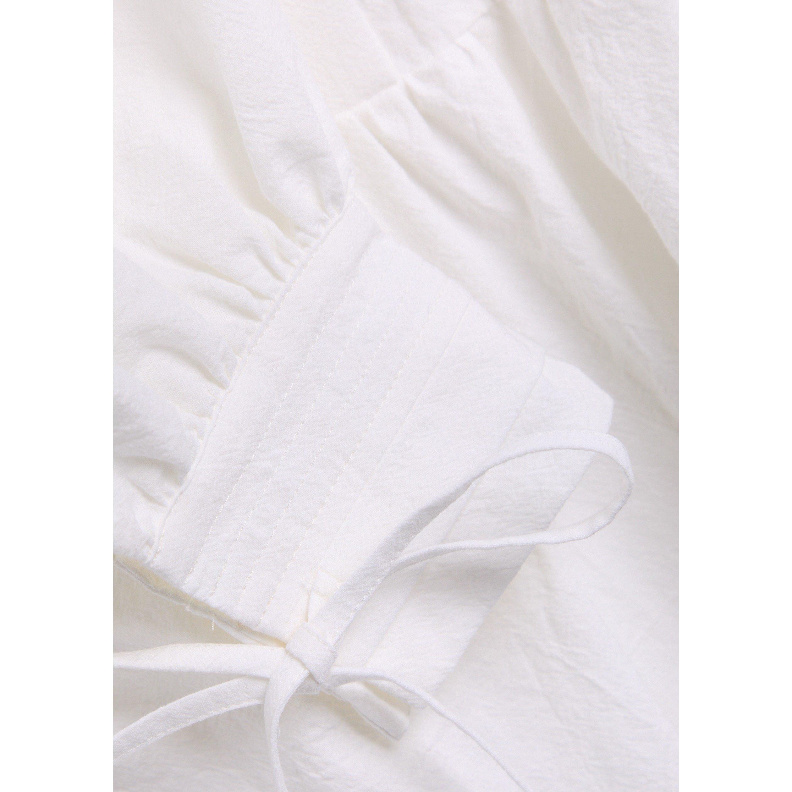 WHITE - Unknown - Women's Calla Cotton Round-Neck Maxi Dress - 4