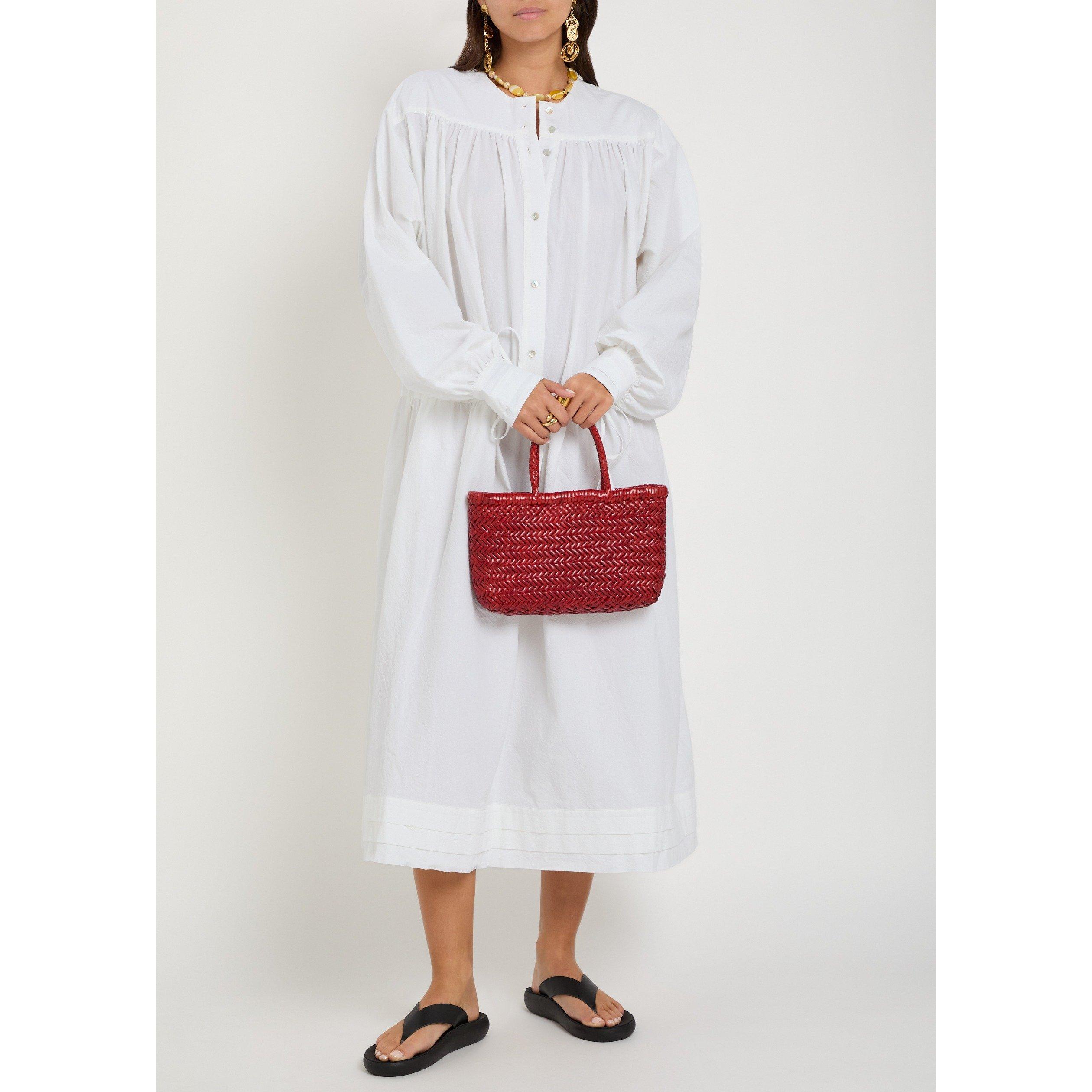 WHITE - Unknown - Women's Calla Cotton Round-Neck Maxi Dress - 5