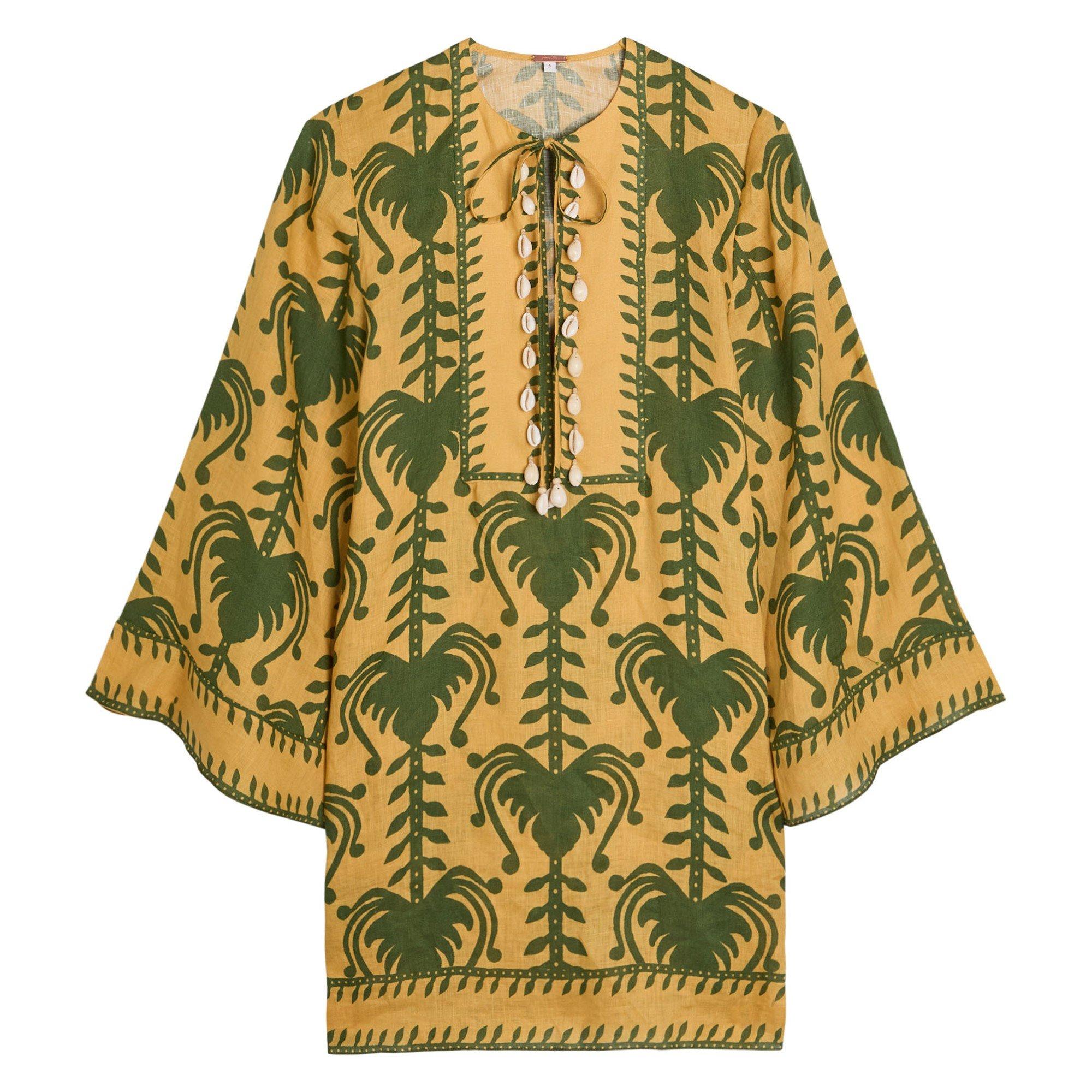 YELLOW AND OTHE - Johanna Ortiz - WILD SAVANNAH TUNIC DRESS - 1