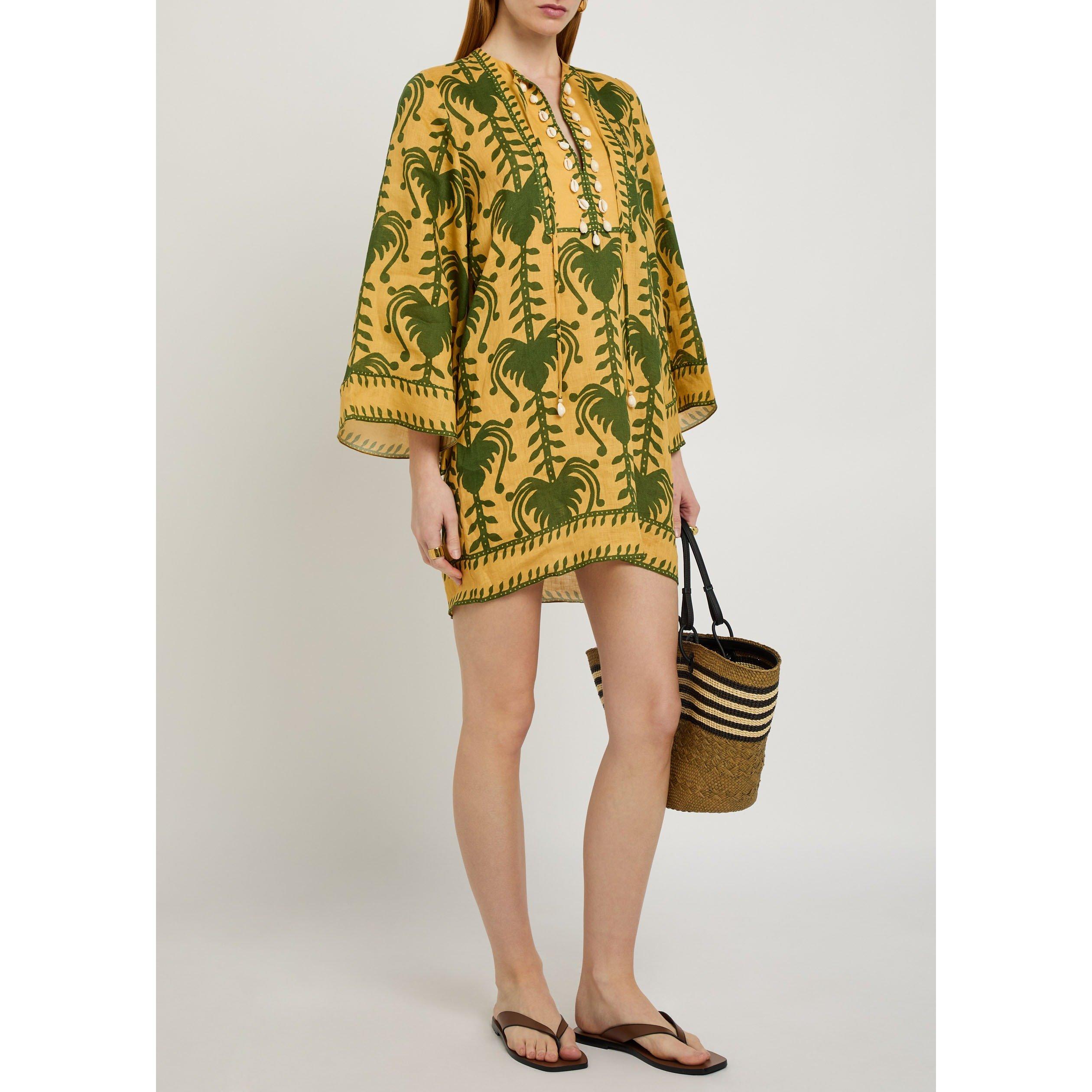 YELLOW AND OTHE - Johanna Ortiz - WILD SAVANNAH TUNIC DRESS - 5