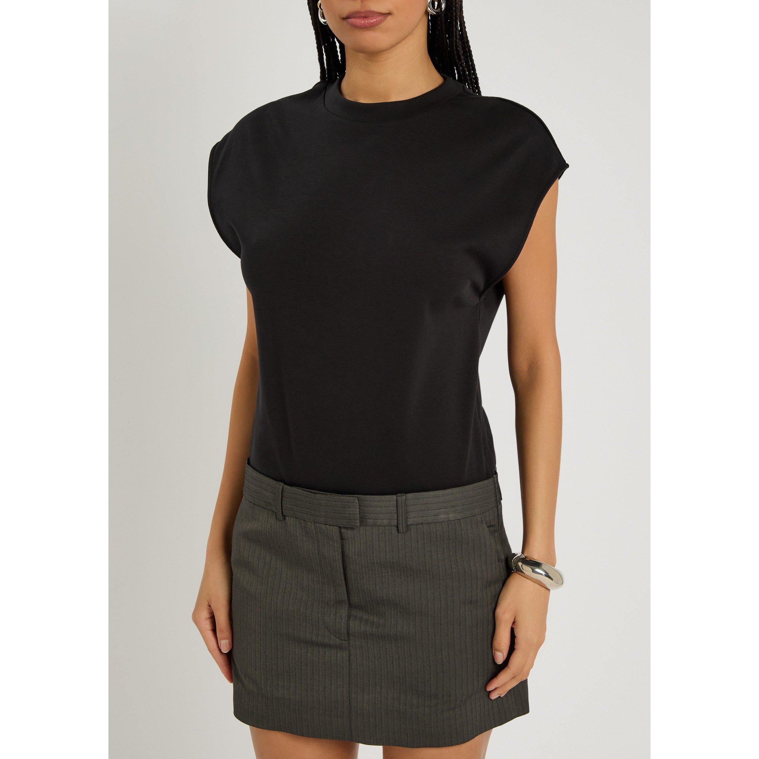 BLACK - Acne Studios - ELARA HERRINGBONE VIS JERSEY - 2