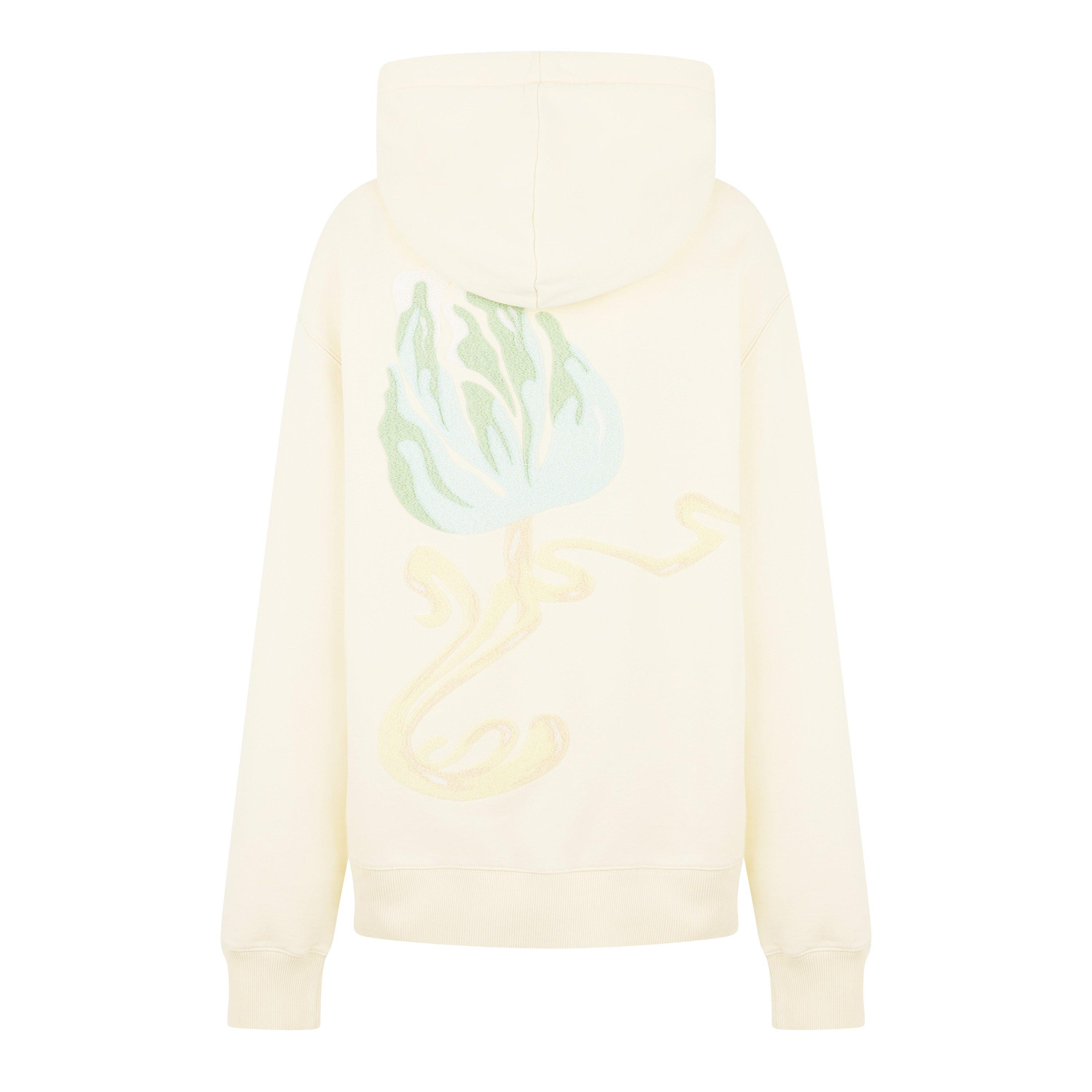 Vanille - Lanvin - Women's Embroidered Floral Hoodie - 6