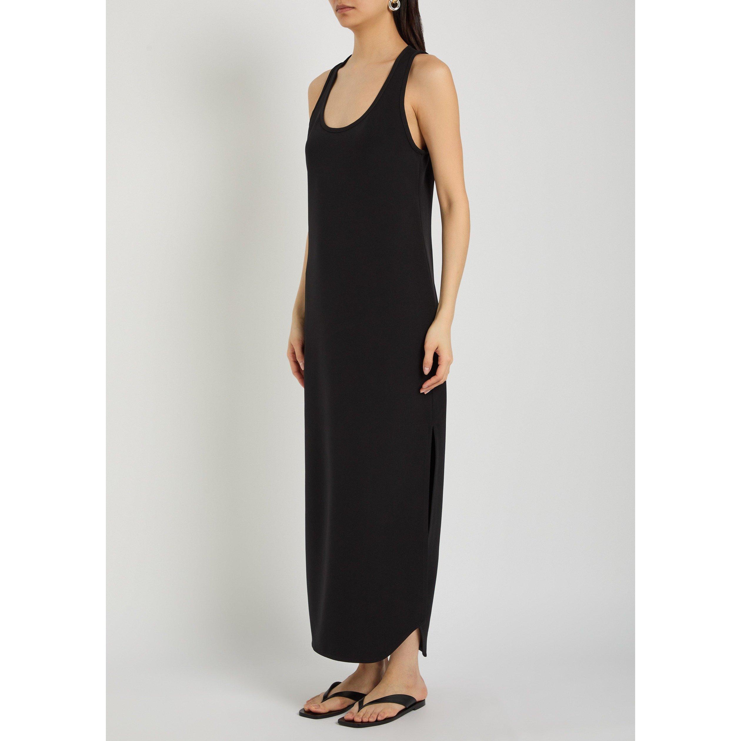 BLACK - Wardrobe NYC - Women's Matte Tank Maxi Dress - 2