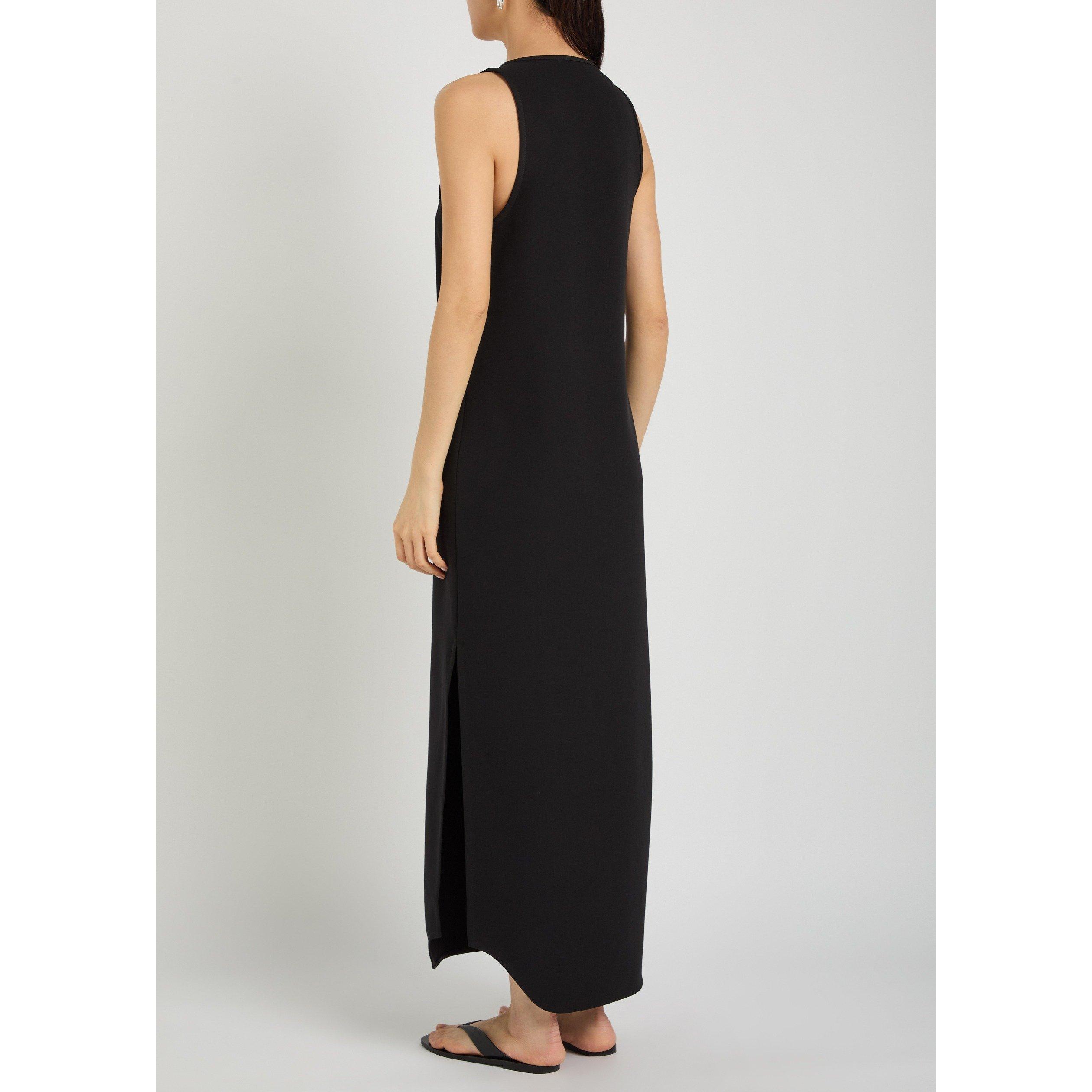BLACK - Wardrobe NYC - Women's Matte Tank Maxi Dress - 3