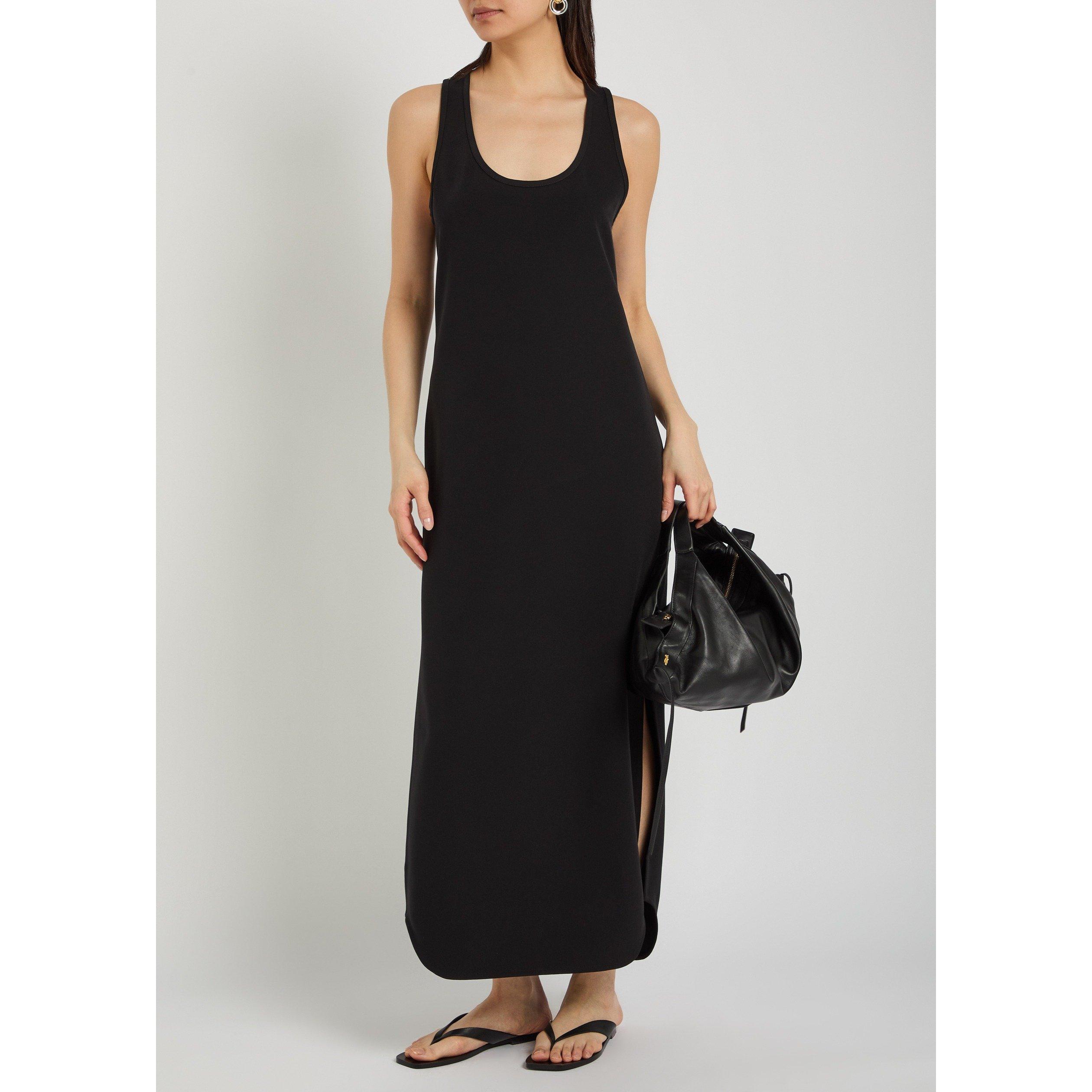 BLACK - Wardrobe NYC - Women's Matte Tank Maxi Dress - 5