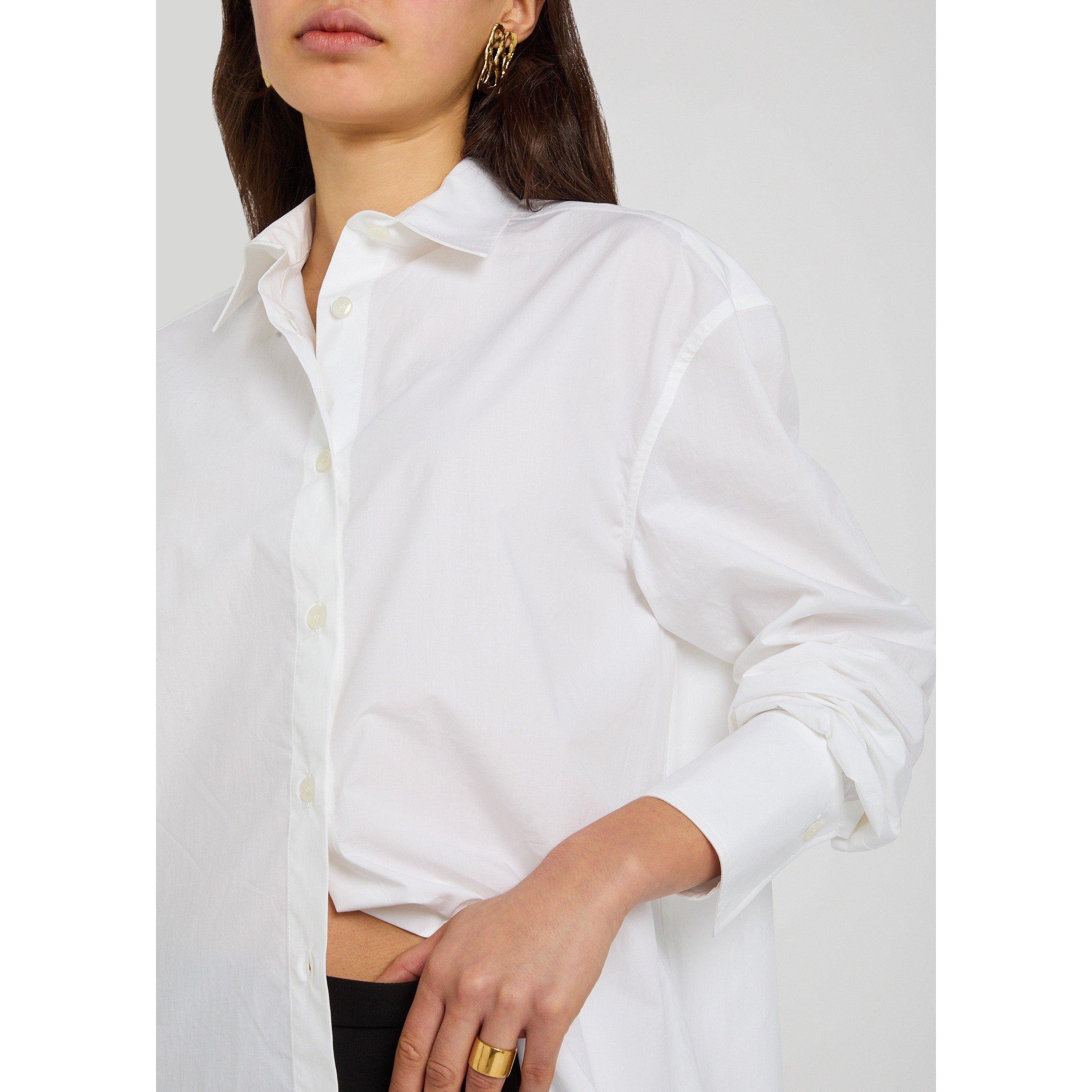 WHITE - Another Tomorrow - OVERSIZED MENS SHIRT - 4
