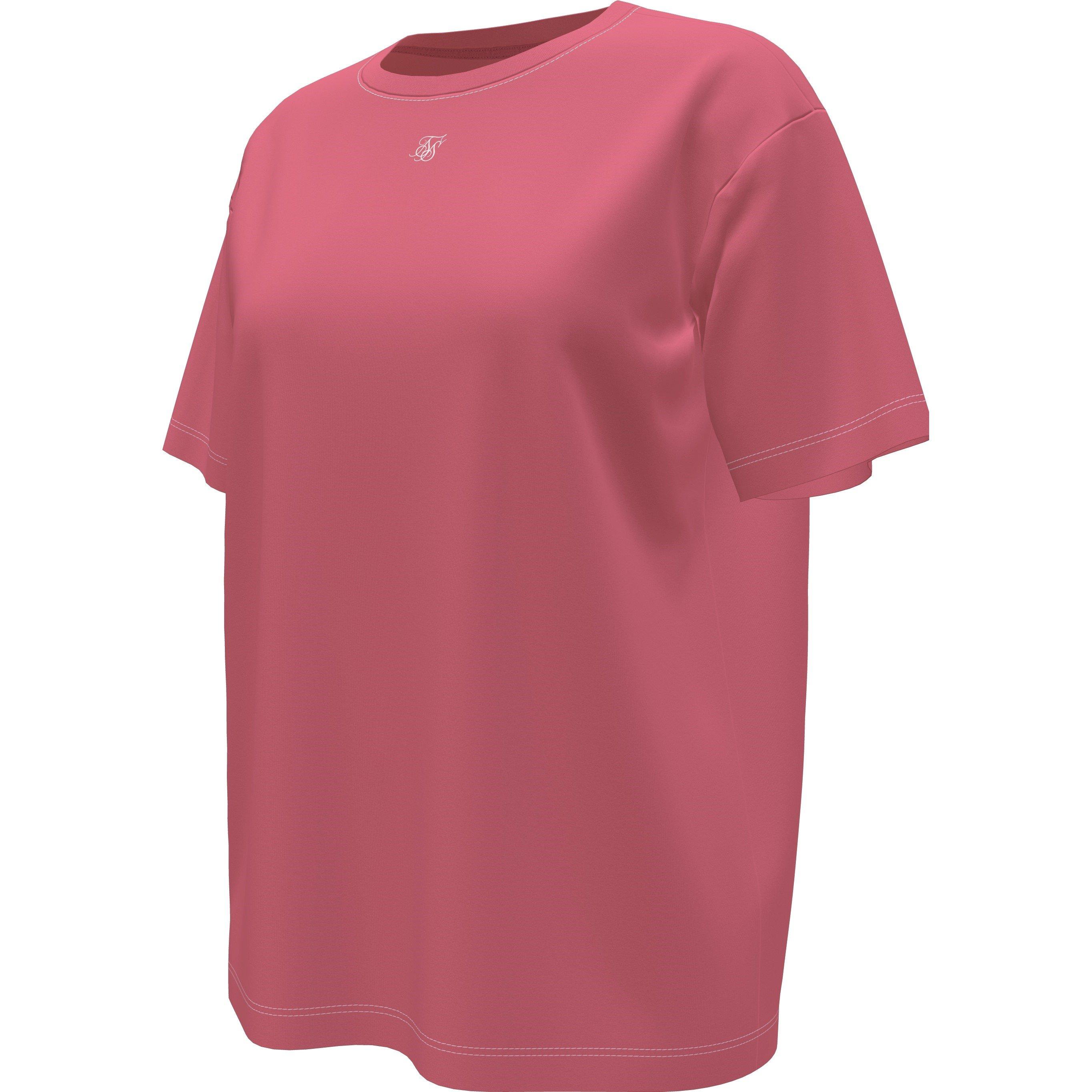 Pink - SikSilk - Oversized Boyfriend T-Shirt - 3