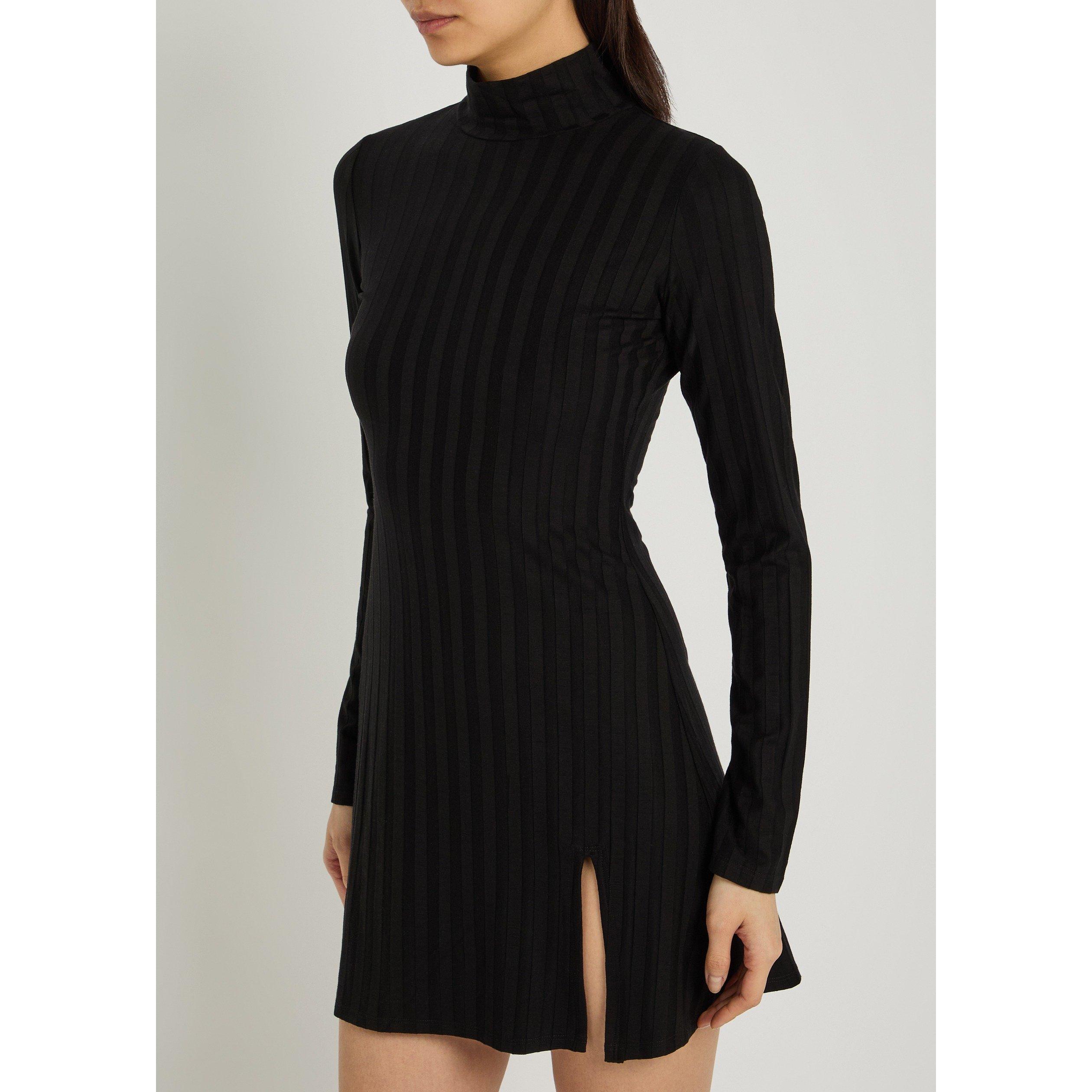 BLACK - Reformation - LD Libra Knit Dress - 2