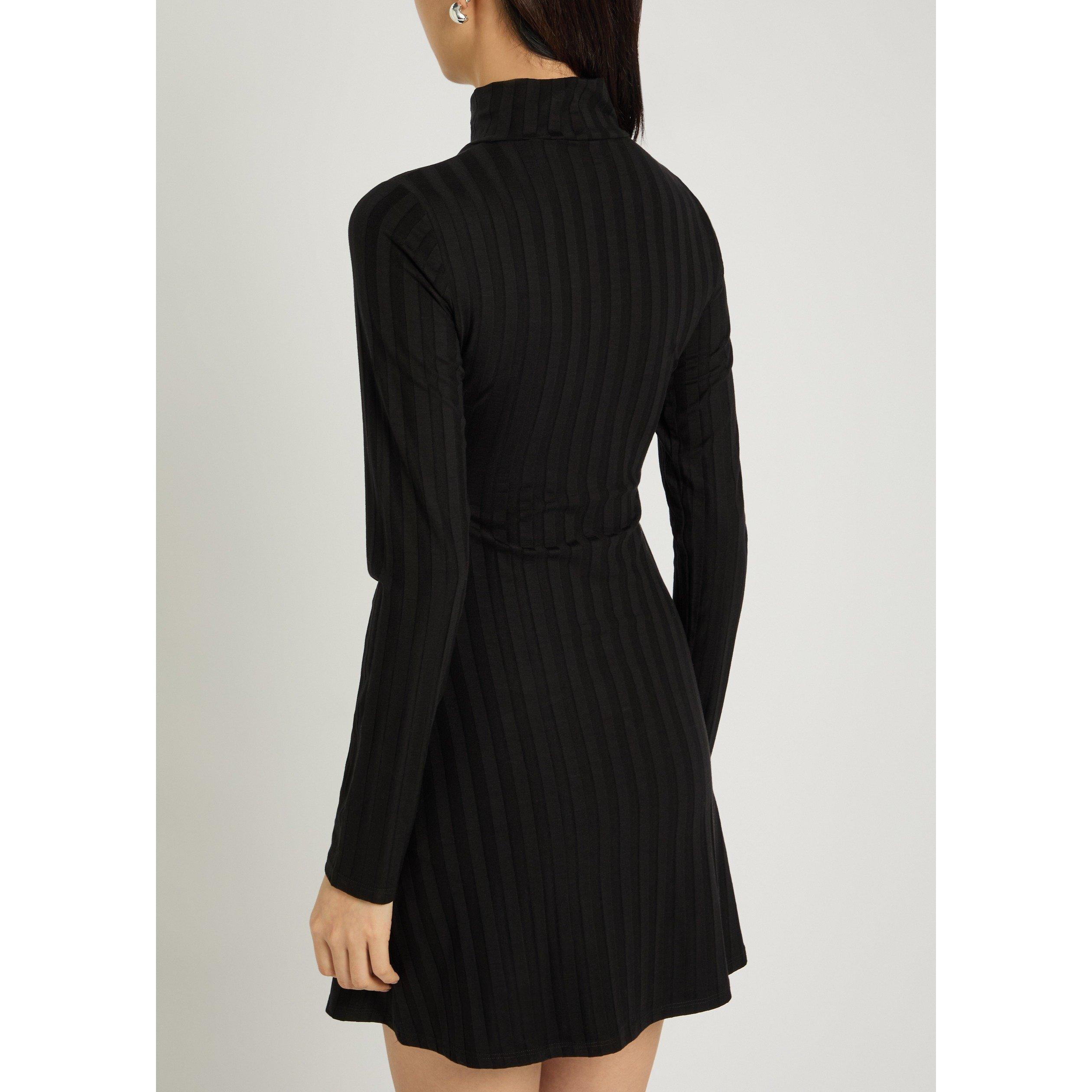 BLACK - Reformation - LD Libra Knit Dress - 3