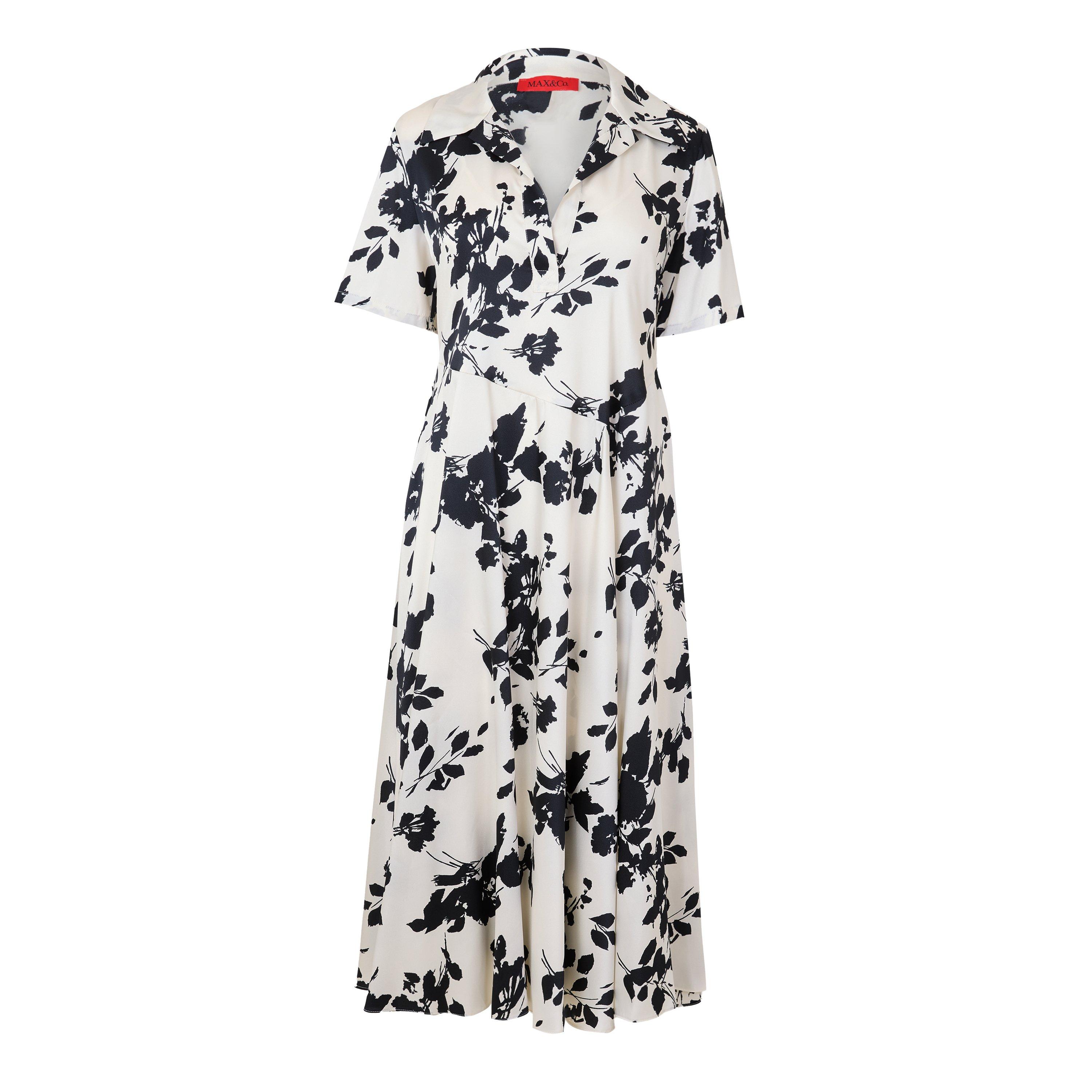 Max and Co Women's Mcobalta Floral Midi Shirt Dress