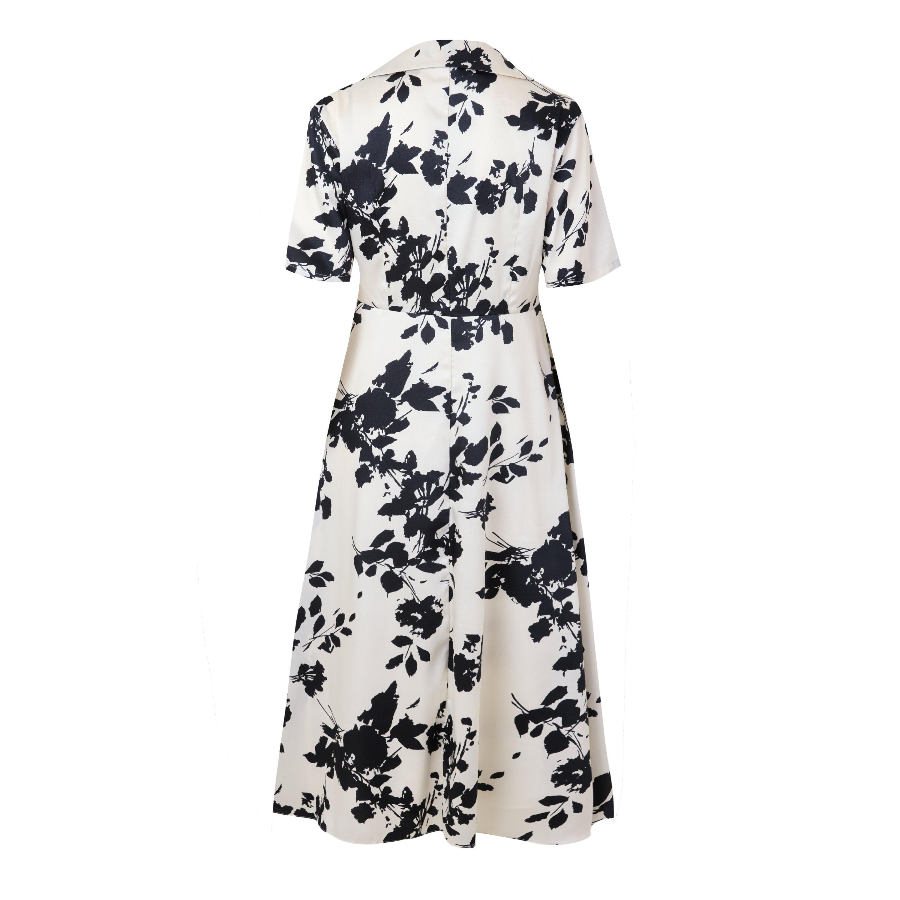 WHITE AND OTHER - Max and Co - Women's Mcobalta Floral Midi Shirt Dress - 2