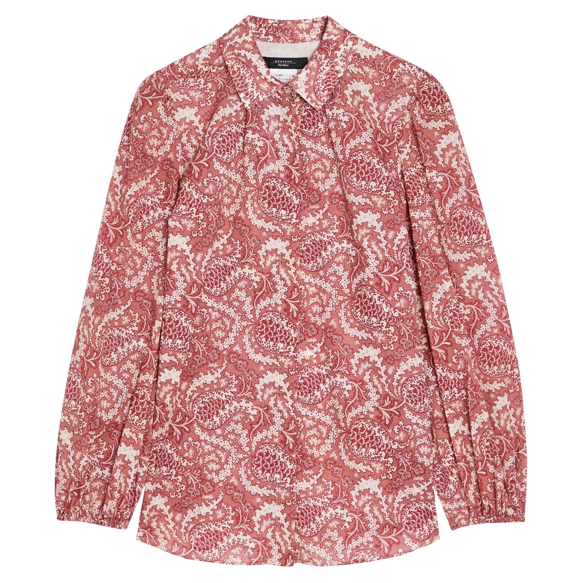 RED AND OTHER - Weekend Max Mara - LS WKDPERIODI PRINTED LS SHIRT