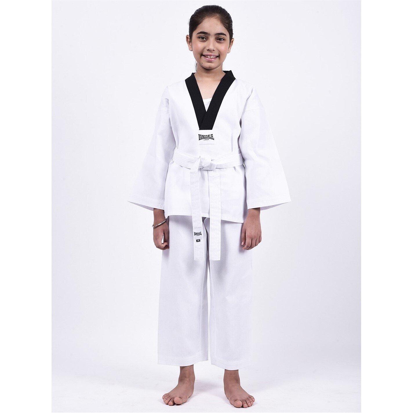 White/Black - Lonsdale - Taekwondo Suit - 1