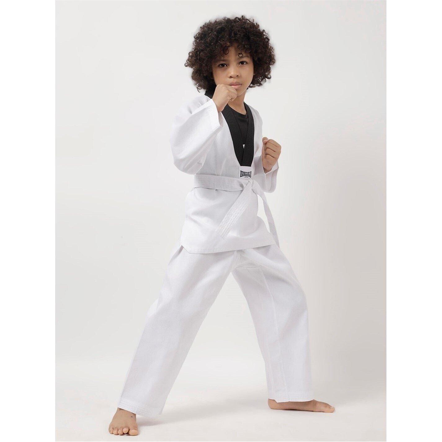White/Black - Lonsdale - Taekwondo Suit - 2