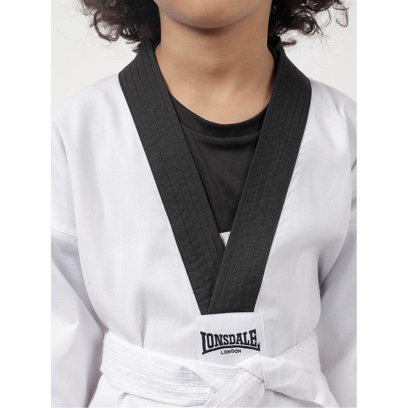 White/Black - Lonsdale - Taekwondo Suit - 4