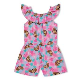 Character Girls Paw Patrol Printed Frill Playsuit