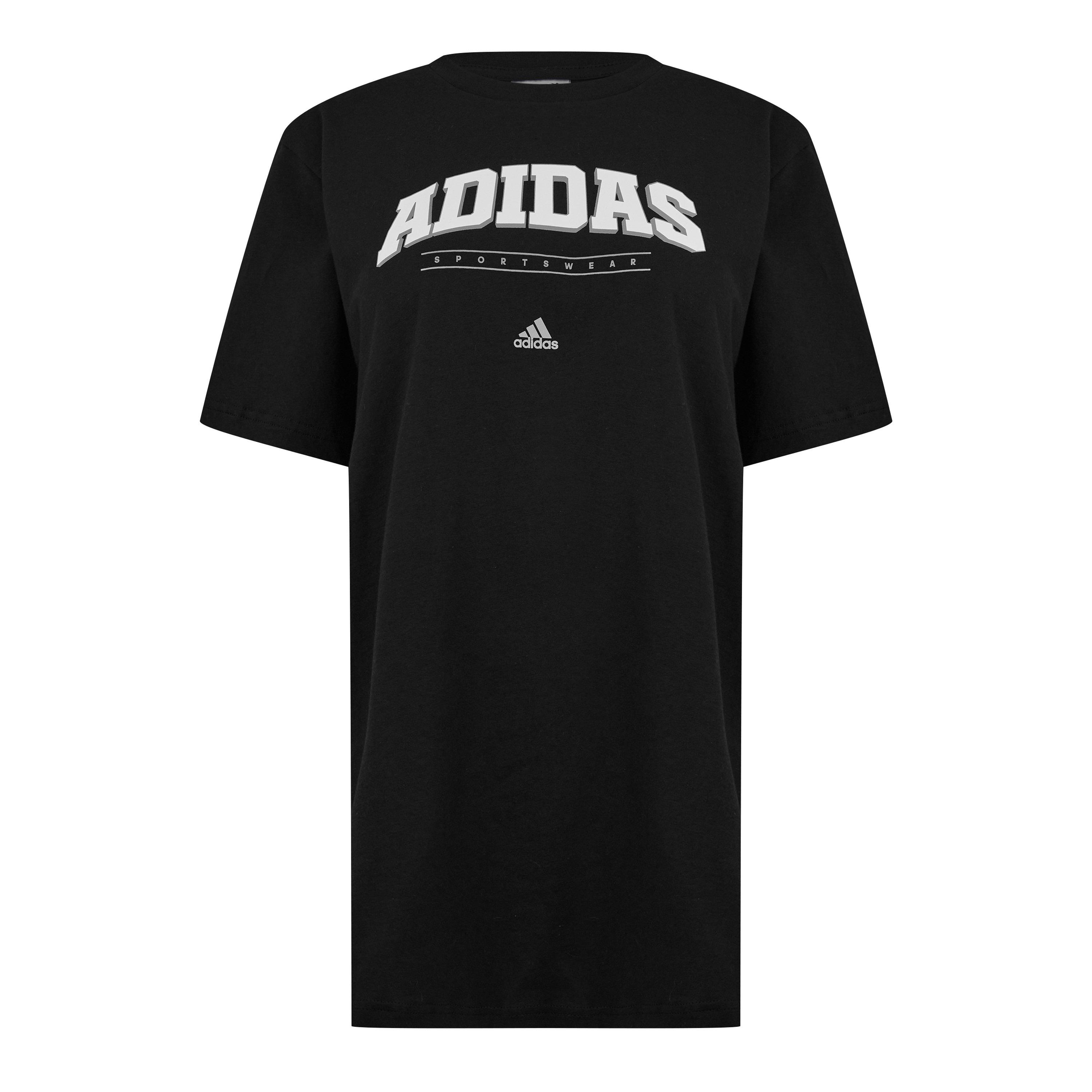 Schwarz/Weiß - adidas - Collegiate Graphic T-shirt Womens - 4