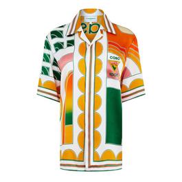 Casablanca Summer Court Cuban Shirt