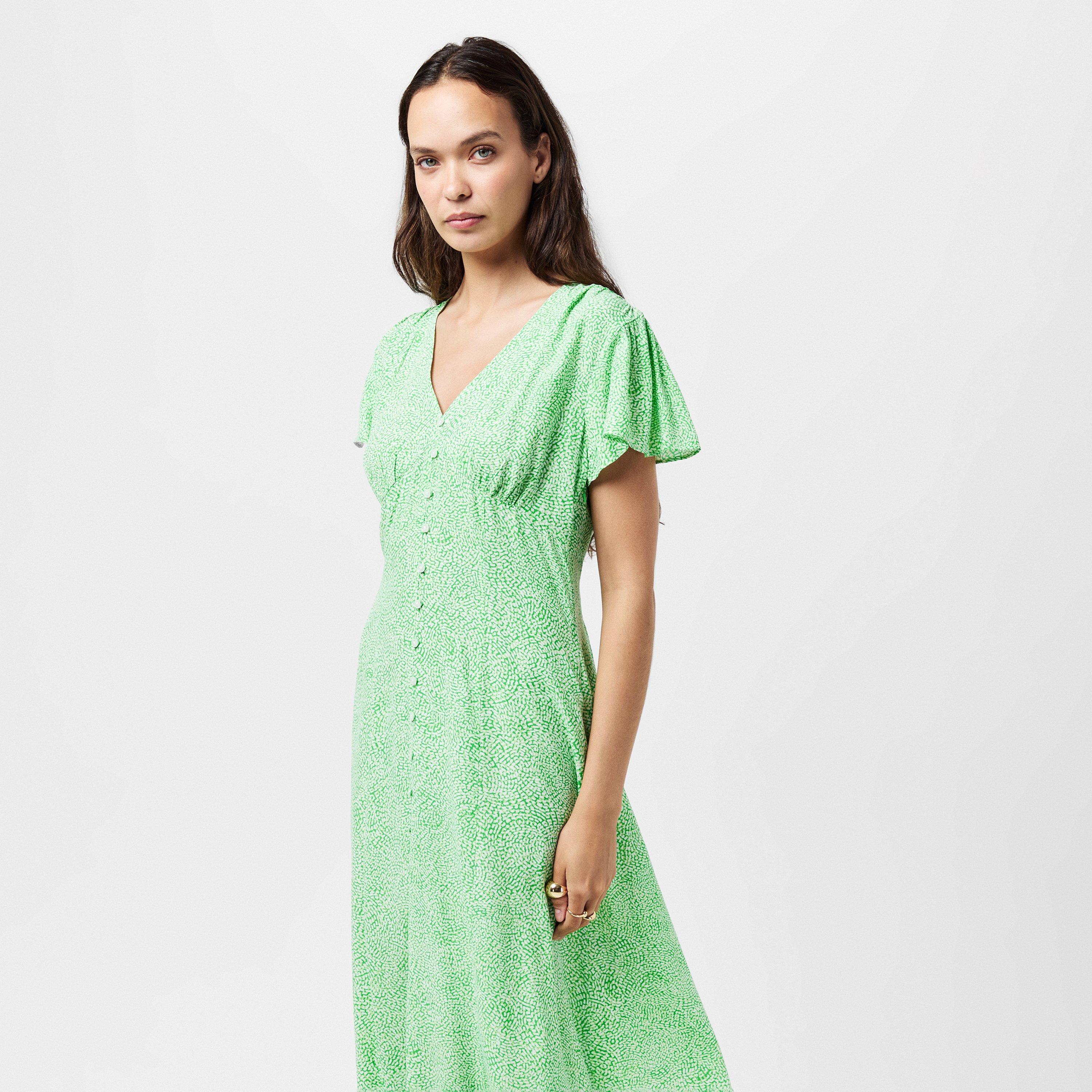 Minted Green - French Connection - Women's Bernice Tea Dress - 3