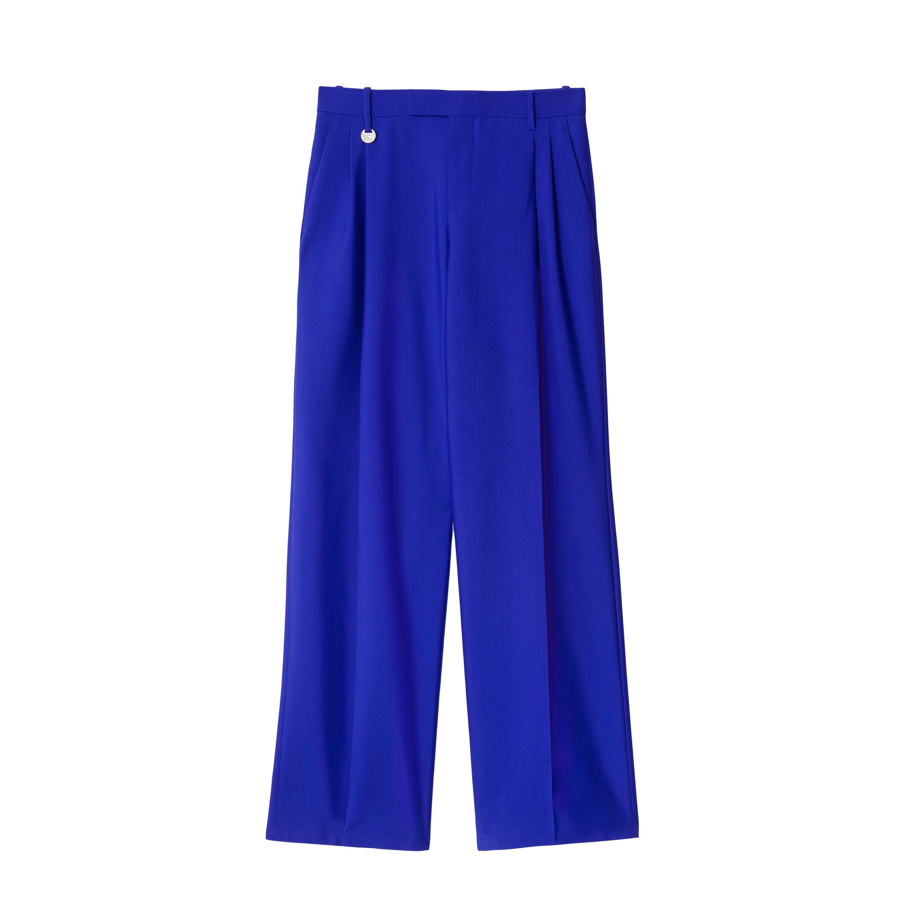 Knight Blue - Burberry - Wide Leg Trousers - 5