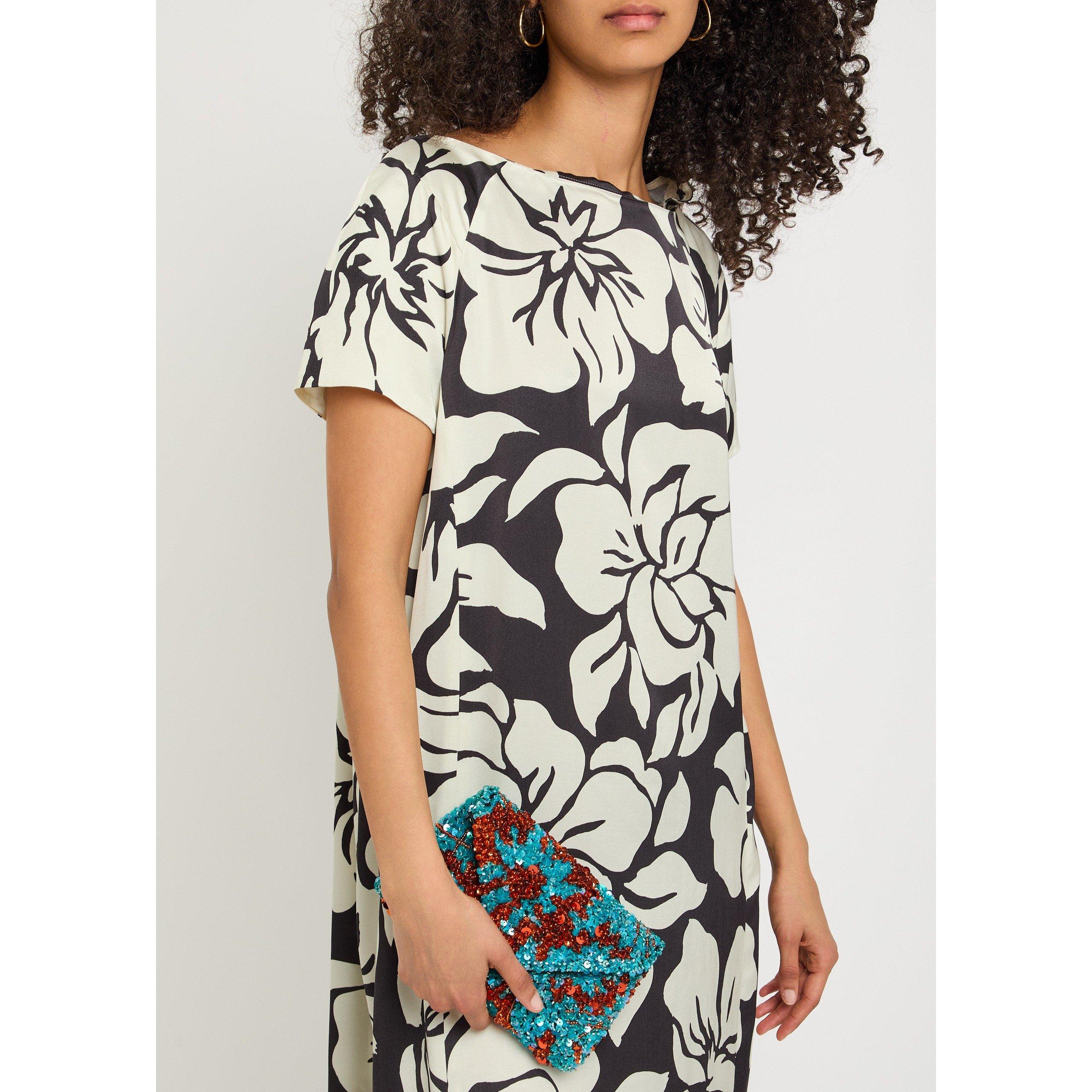 BLACK - Dries Van Noten - 05140-DAVITA 3189 W.W.DRESS - 4