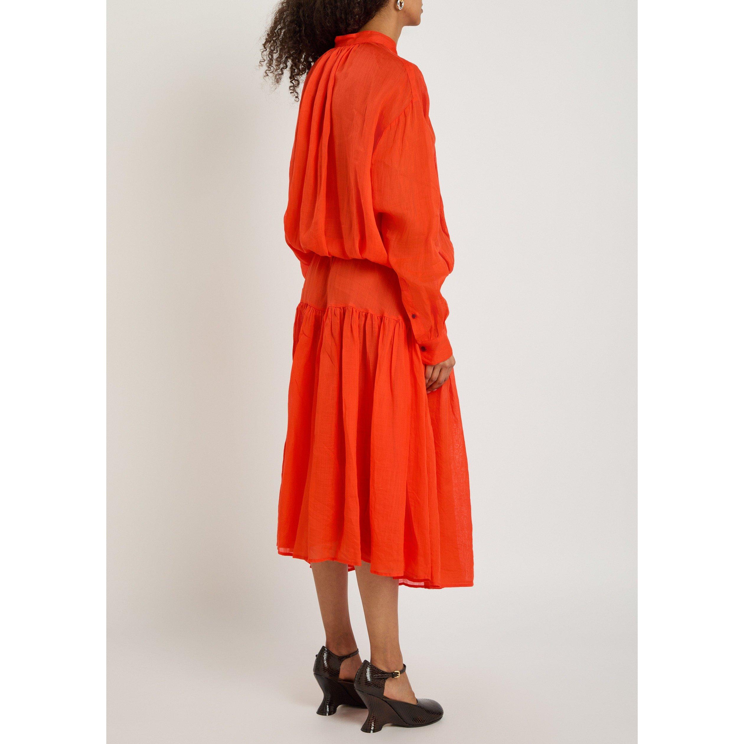 RED - Dries Van Noten - 05070-DENVO 3112 W.W.DRESS - 3