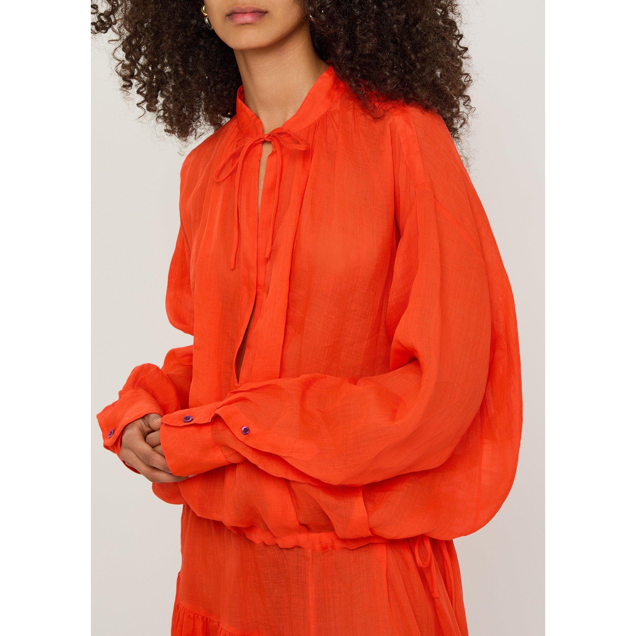 RED - Dries Van Noten - 05070-DENVO 3112 W.W.DRESS - 4