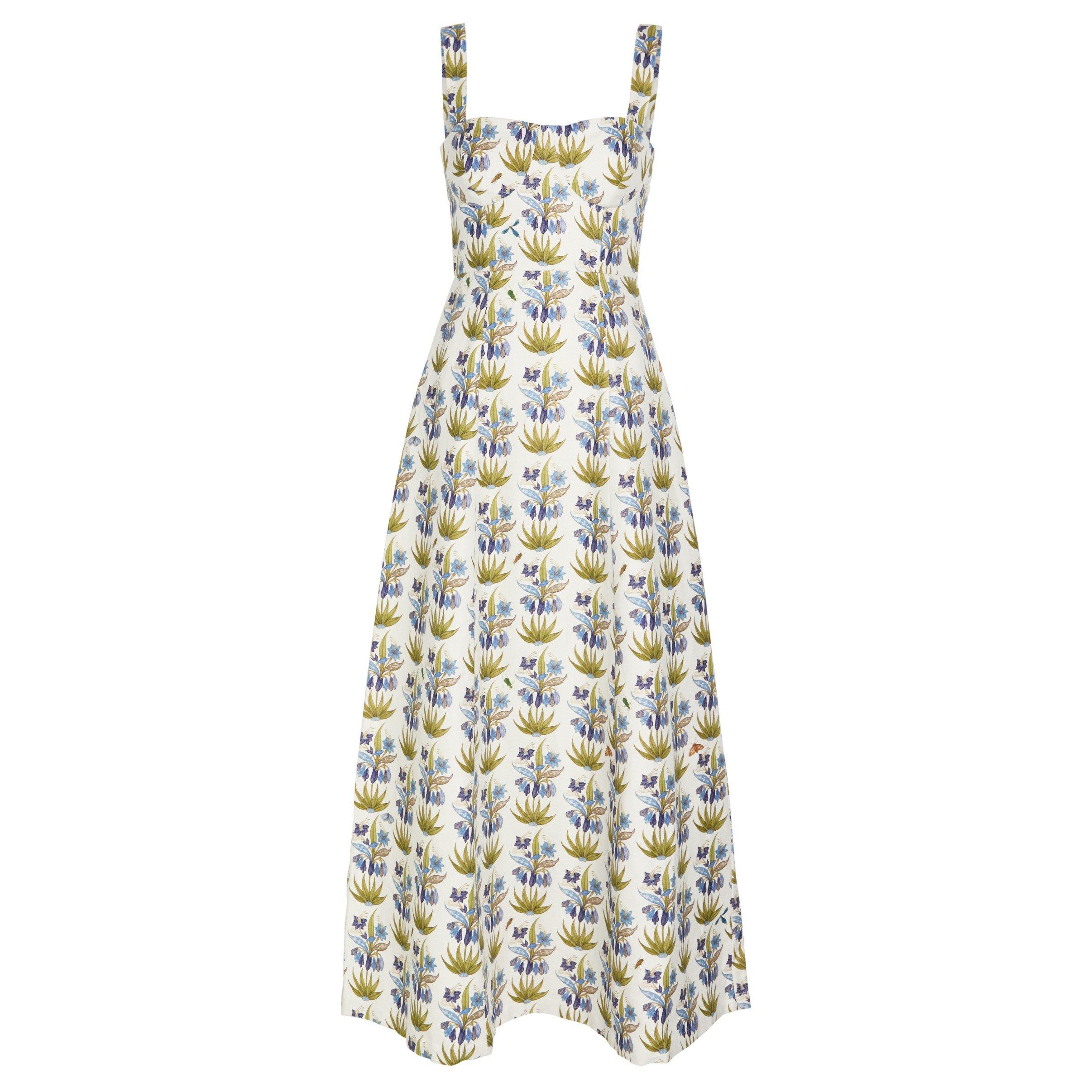 BLUE AND OTHER - Emporio Sirenuse - LD AZZURRA CELESTINE FLWR DRS - 1