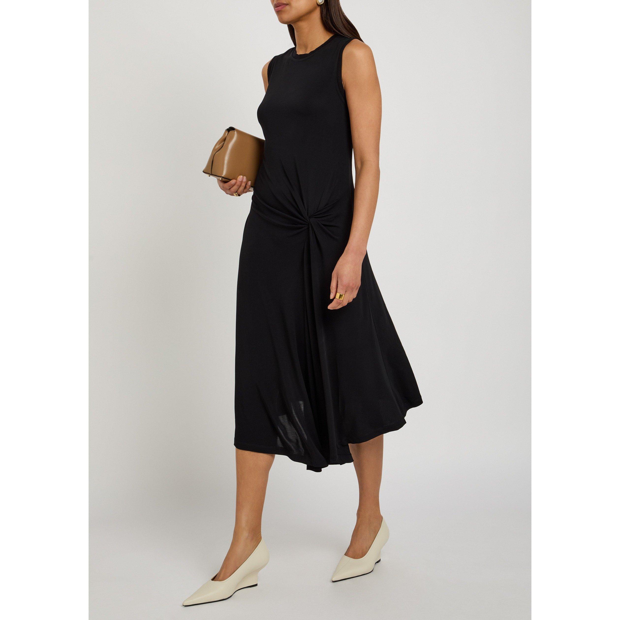 BLACK - Joseph - Women's Cheikh Viscose Slinky Dress - 5