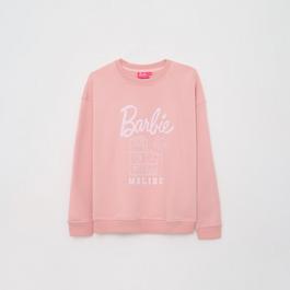 Character Ladies Barbie Malibu Sweatshirt Pink