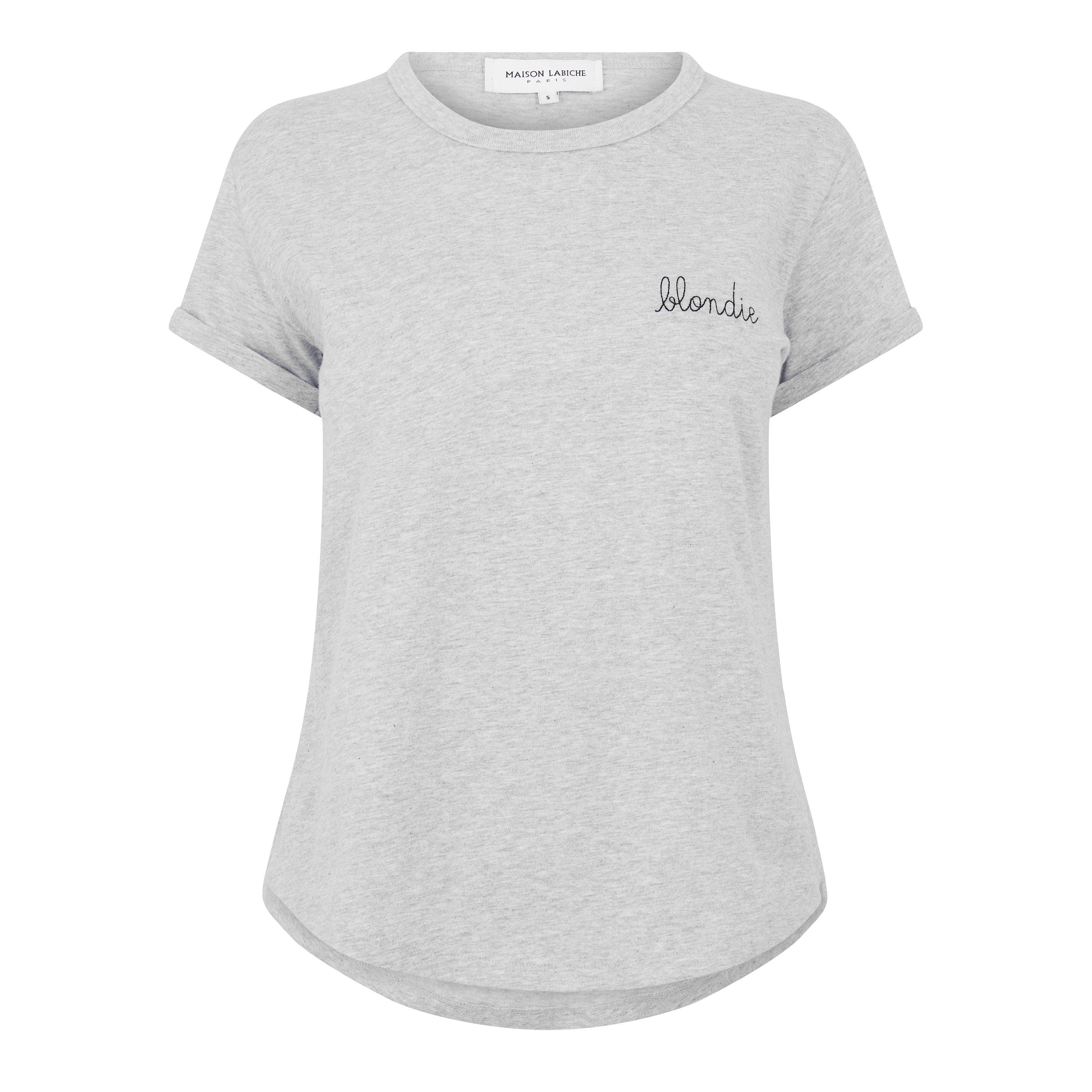 GREY - Maison Labiche - TEE SS CREW BLONDIE09 - 1