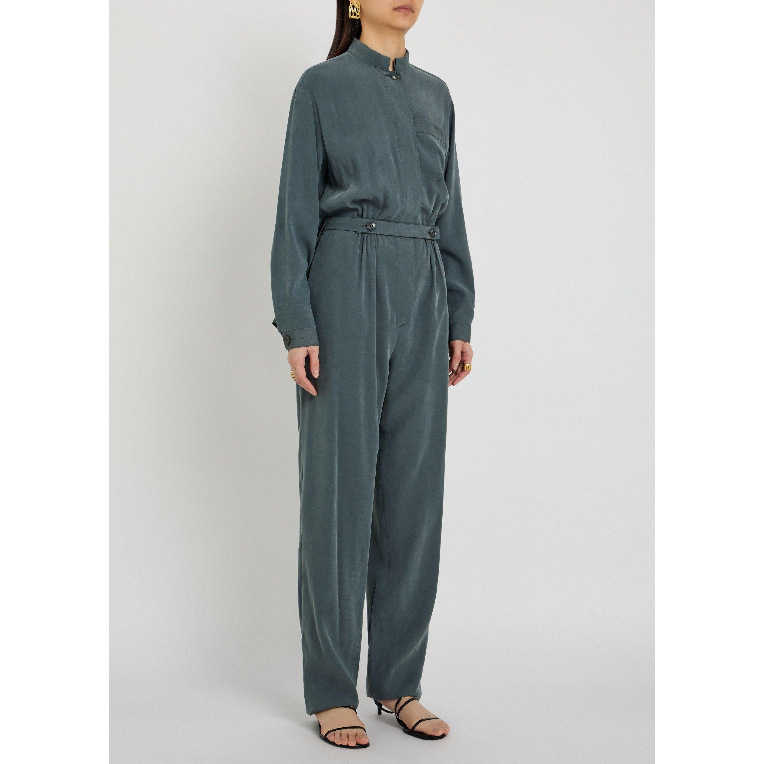 NAVY - Emporio Armani - JS CINCHED WAIST JUMPSUIT - 2