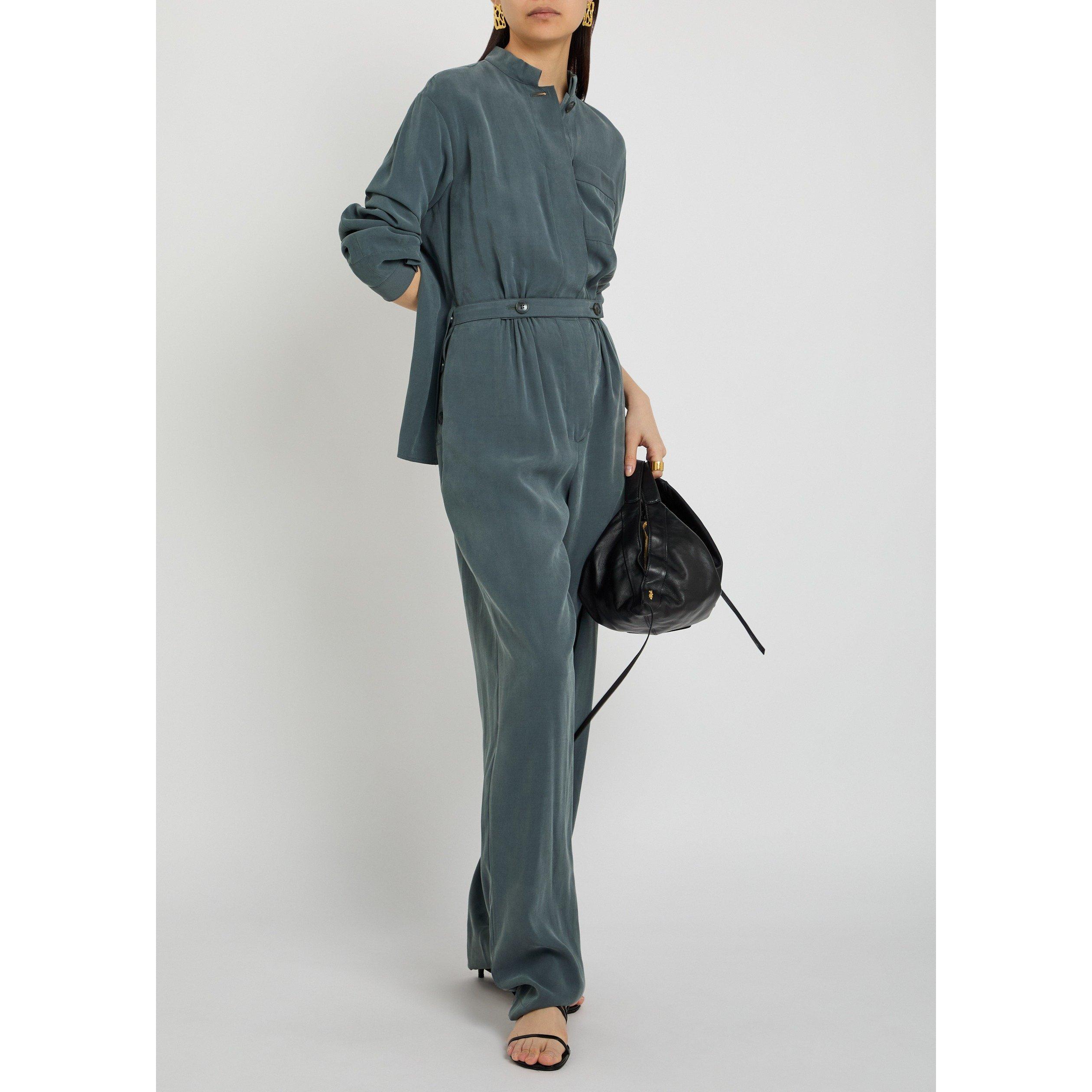NAVY - Emporio Armani - JS CINCHED WAIST JUMPSUIT - 5
